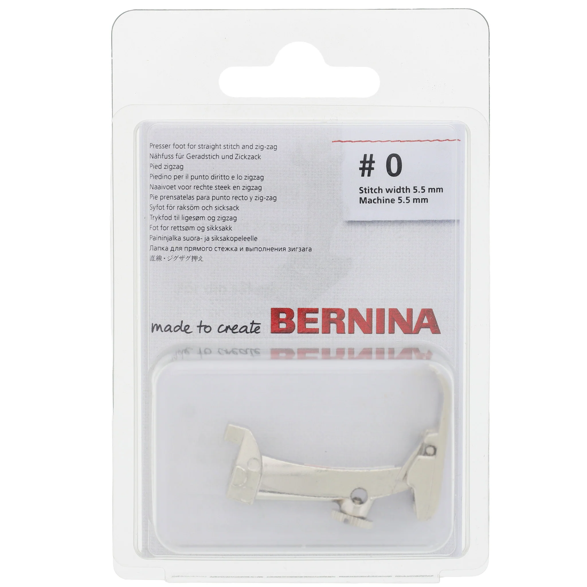 #0 Zigzag Foot, Bernina #0084447300 - Image 2