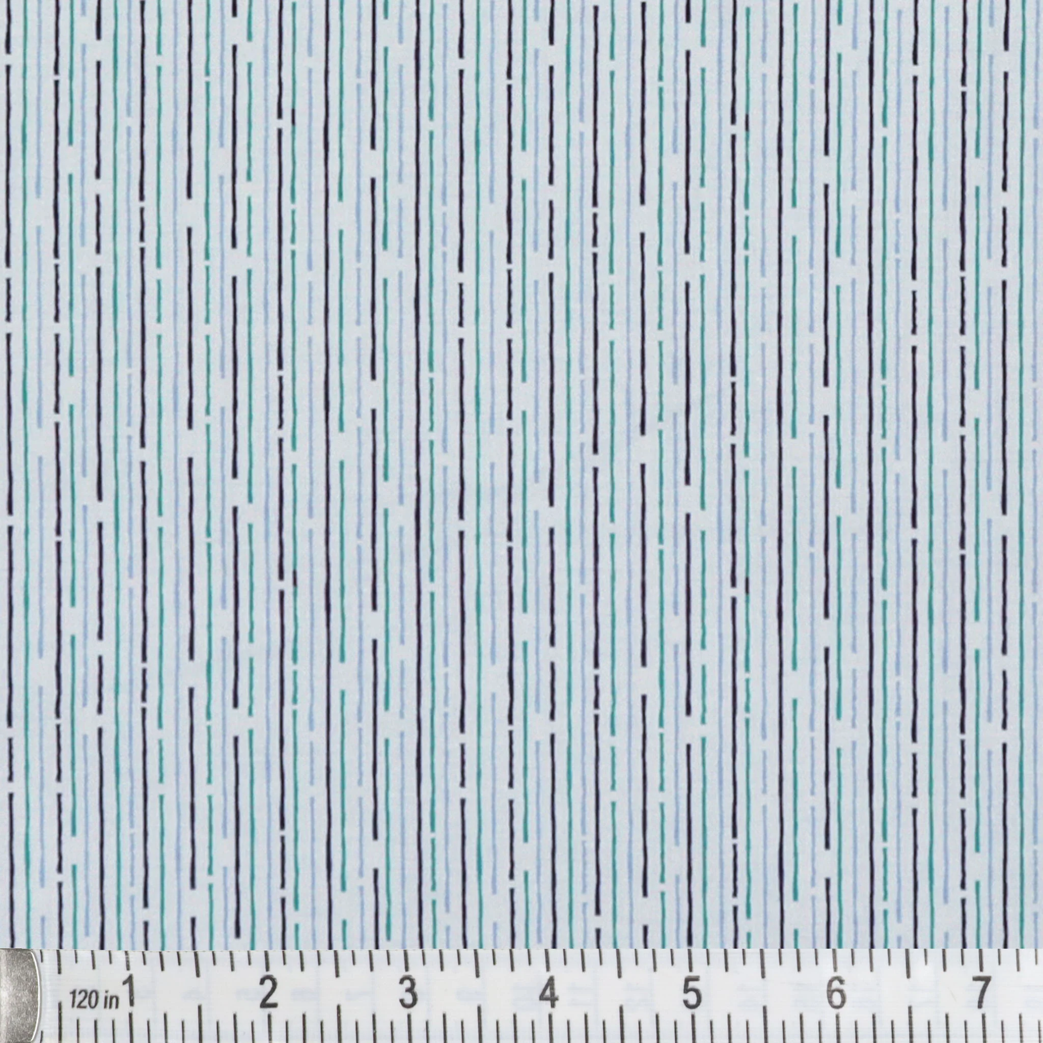 108" Line Up Quilt Backing - Blue Multi - Image 2
