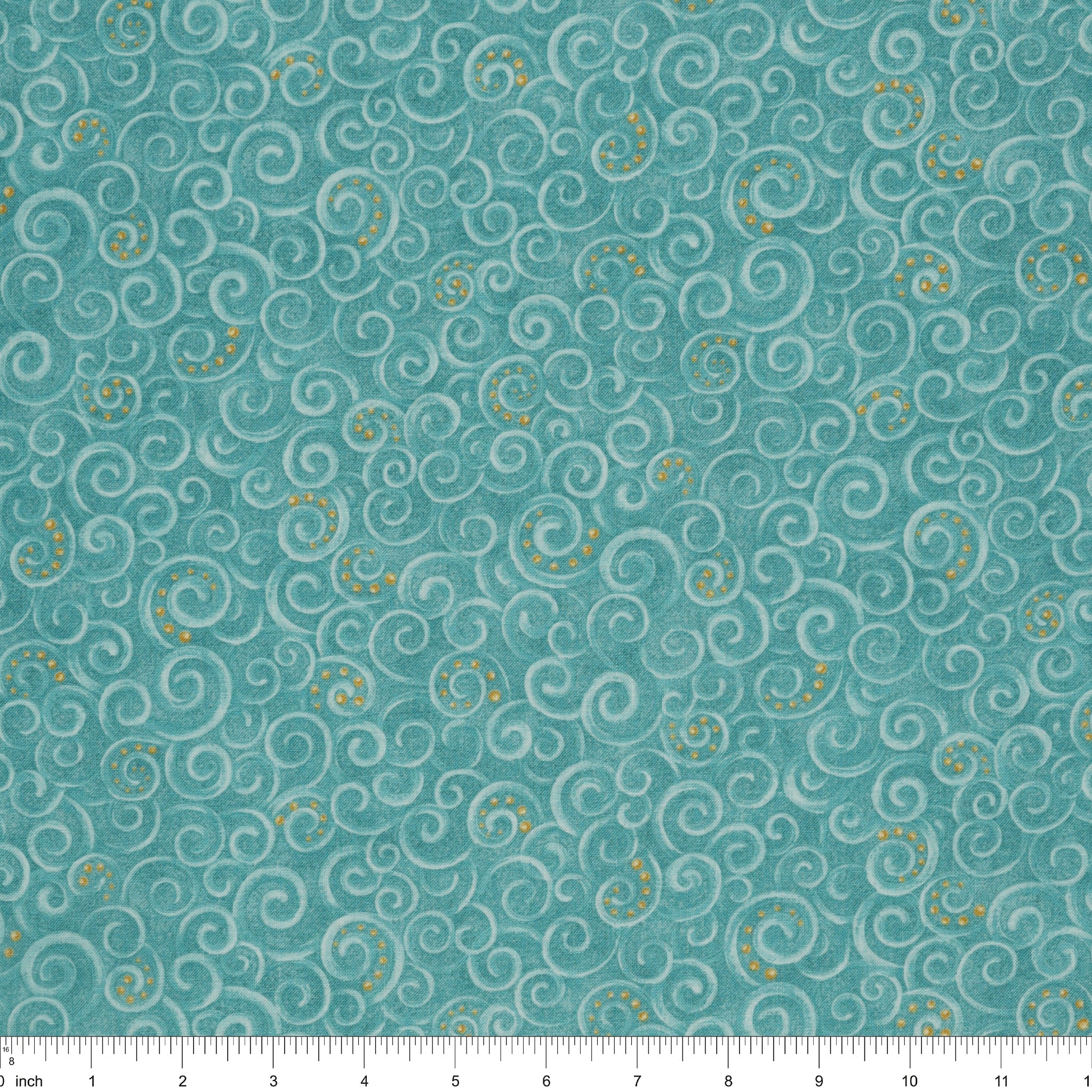 12 Days of Christmas Fabric Collection - Motion Teal - Image 3