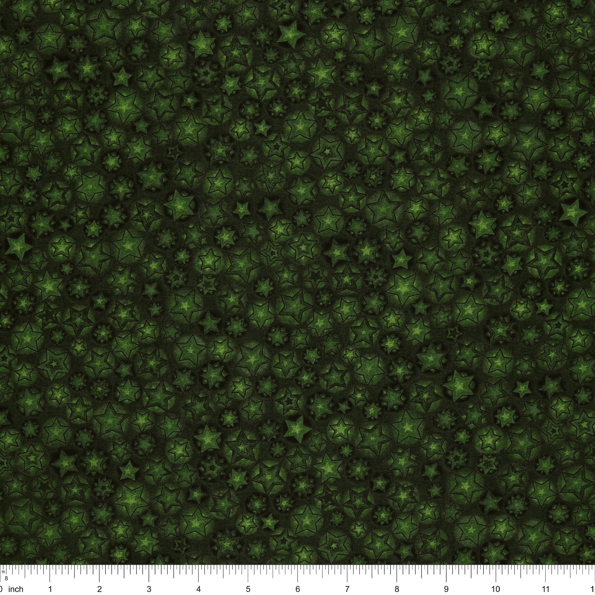 12 Days of Christmas Fabric Collection - Starry Skies Green - Image 3