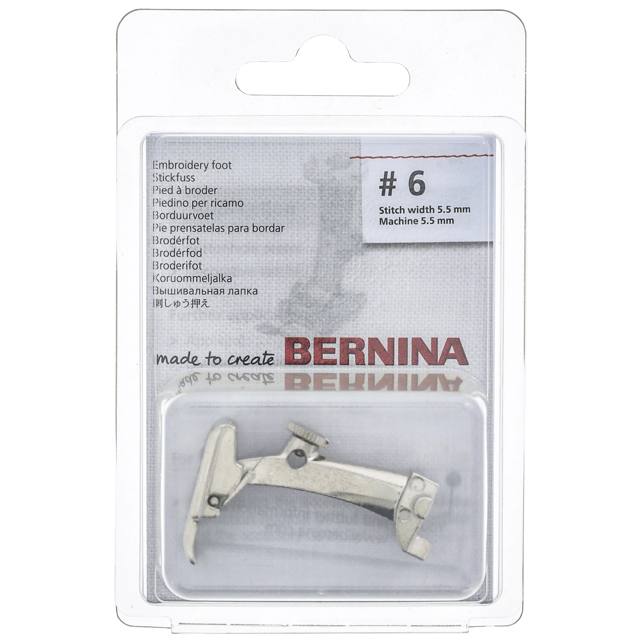#6 Embroidery Foot, Bernina #0084517400 - Image 2