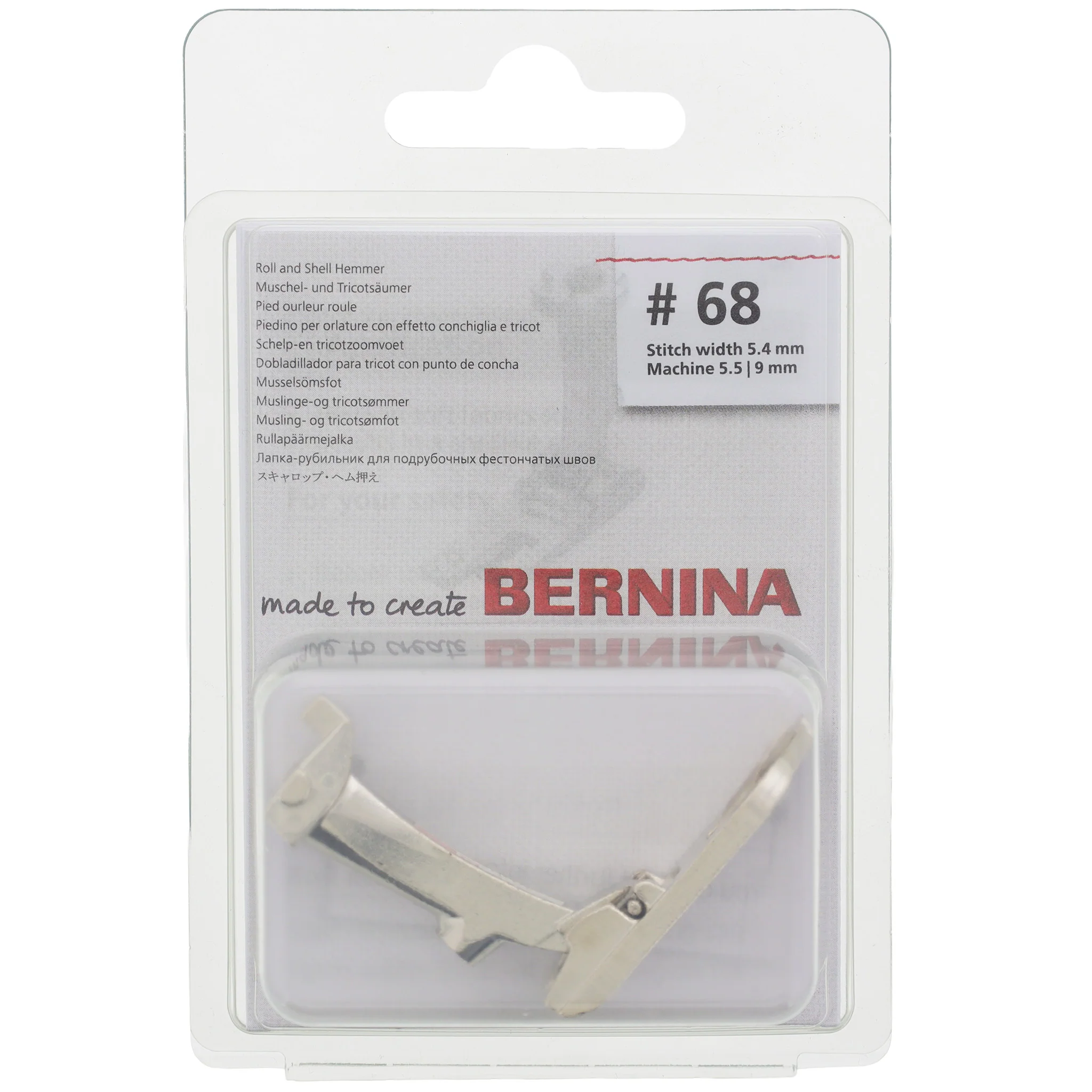 #68 Roll and Shell Hemmer, Bernina #0084867300 - Image 2