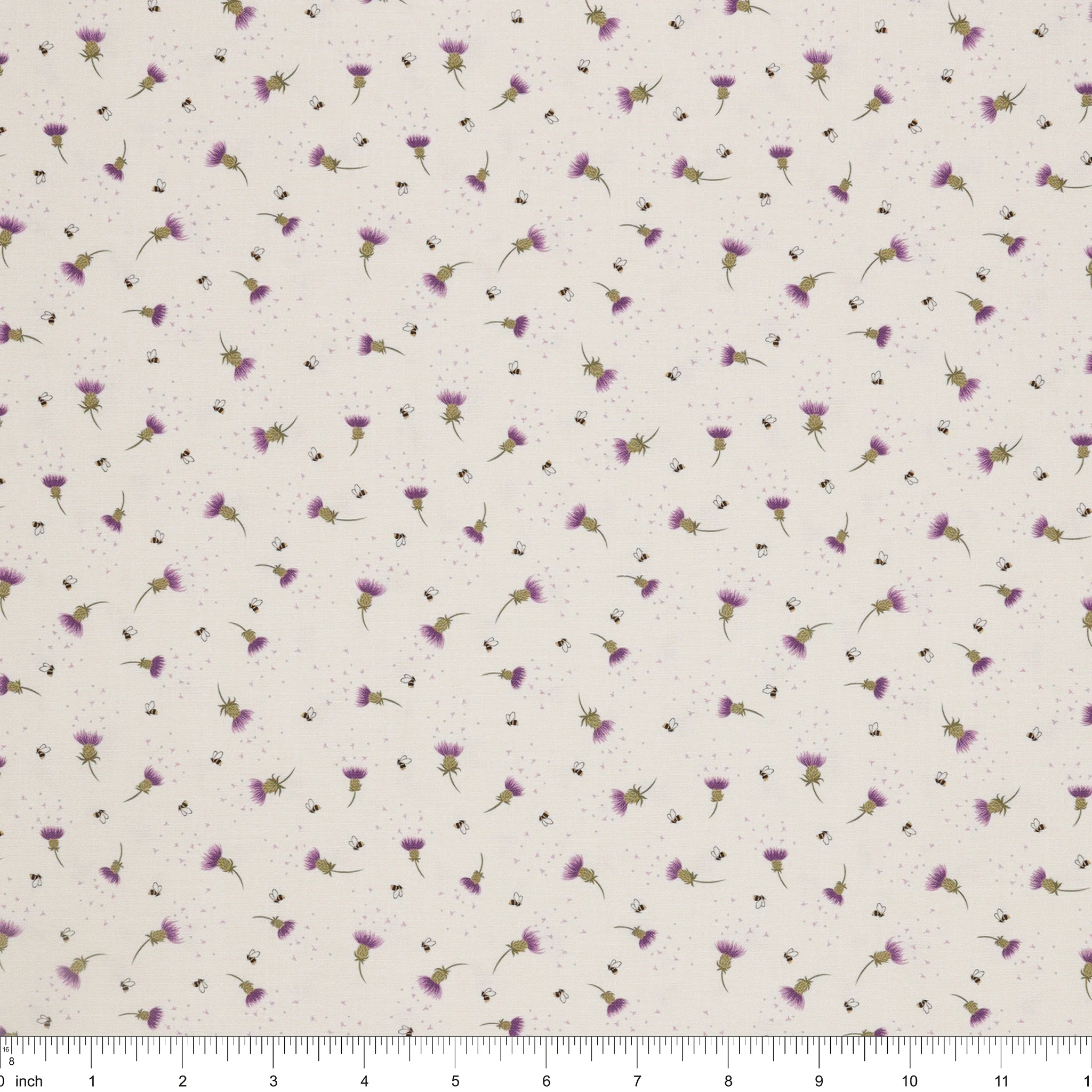 A Celtic Summer Fabric Collection - Bee Thistle Cream - Image 3