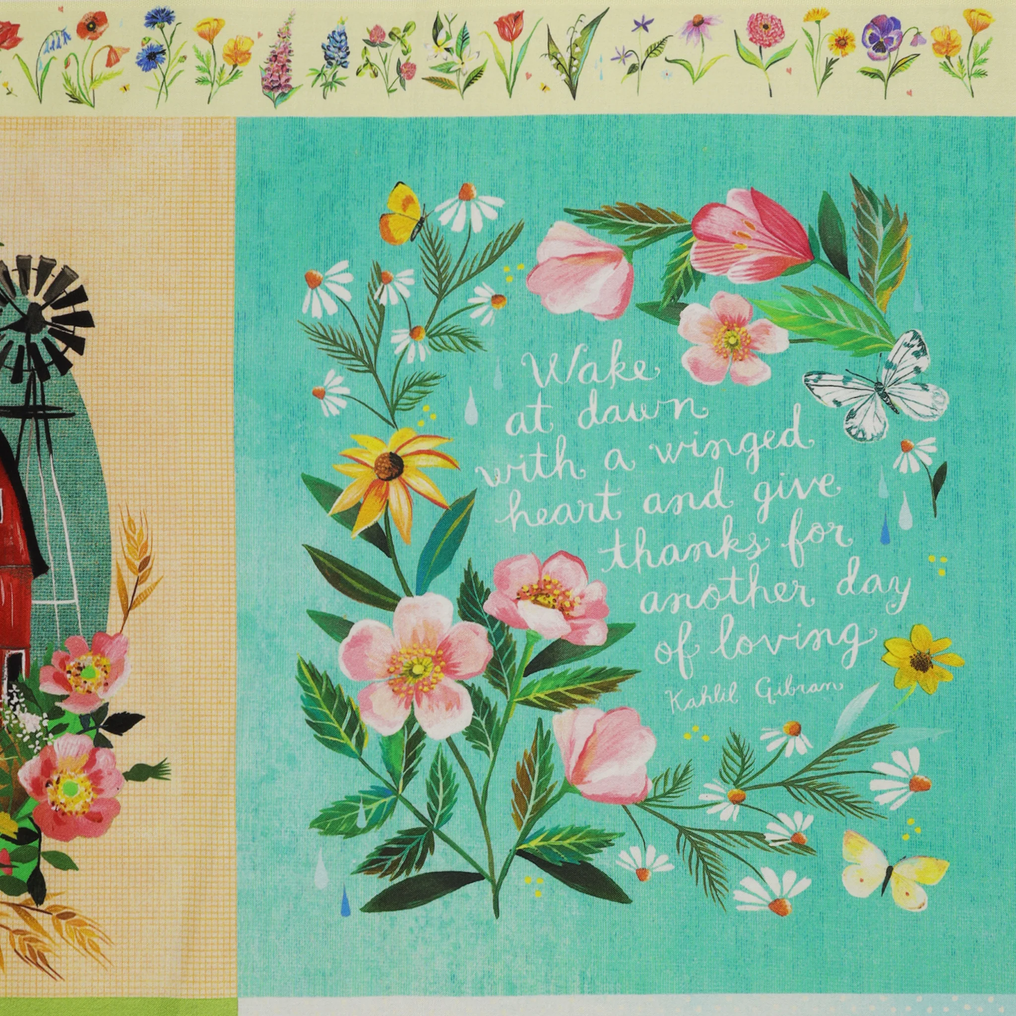 A Prairie Heart Fabric Collection - A Prairie Heart Panel - Image 3