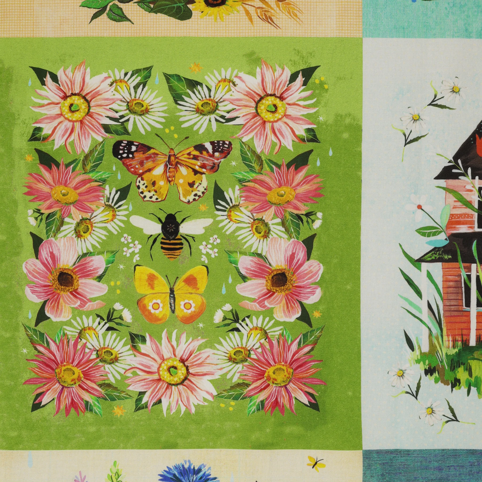 A Prairie Heart Fabric Collection - A Prairie Heart Panel - Image 4