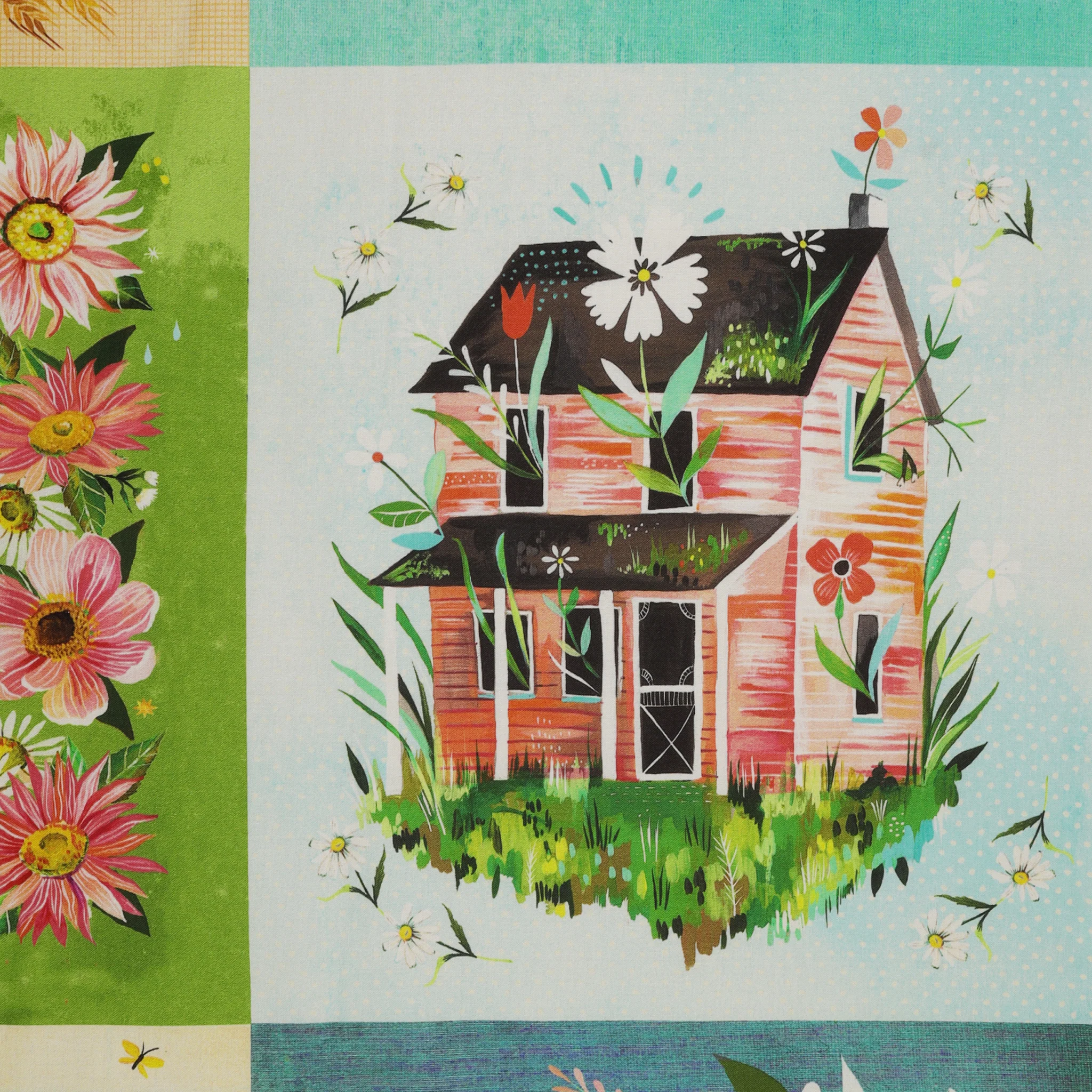 A Prairie Heart Fabric Collection - A Prairie Heart Panel - Image 5