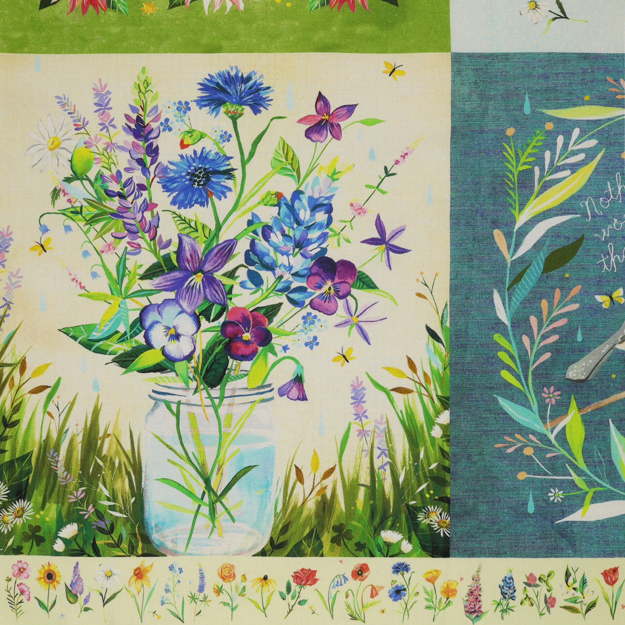 A Prairie Heart Fabric Collection - A Prairie Heart Panel - Image 6