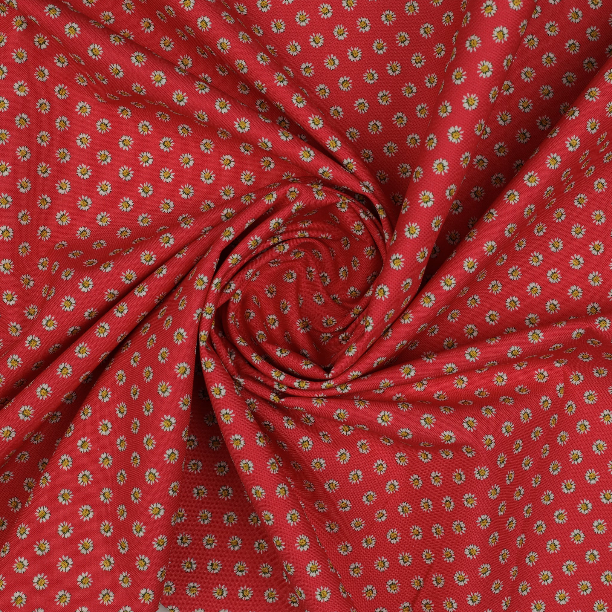 A Prairie Heart Fabric Collection - Dainty Daisy Dark Pink - Image 2