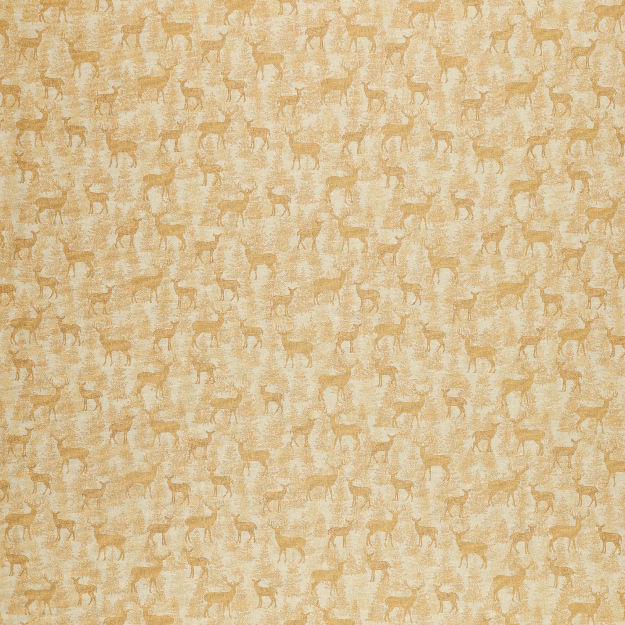 A Walk in the Forest Fabric Collection - Deer Forest Natural