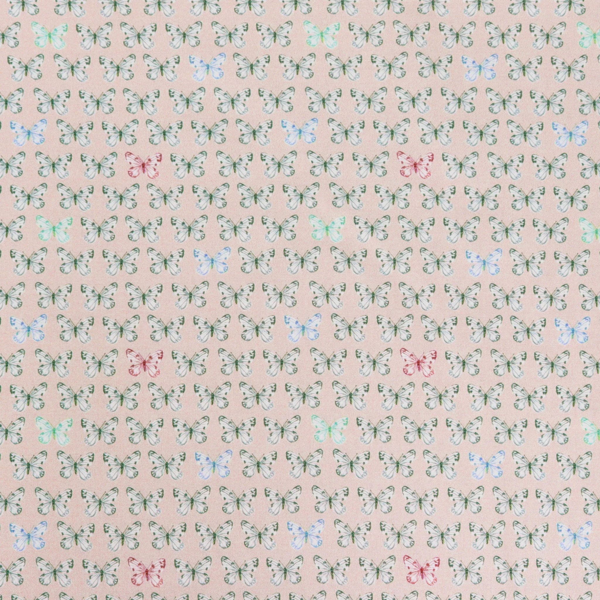 A Wildflower Heart Fabric Collection - Prairie Flutter Pale Peach Jam