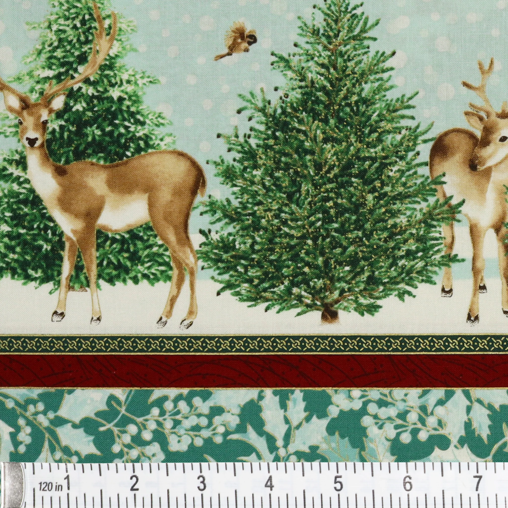 A Winter's Day Fabric Collection - A Winter's Day Stripes - Image 2