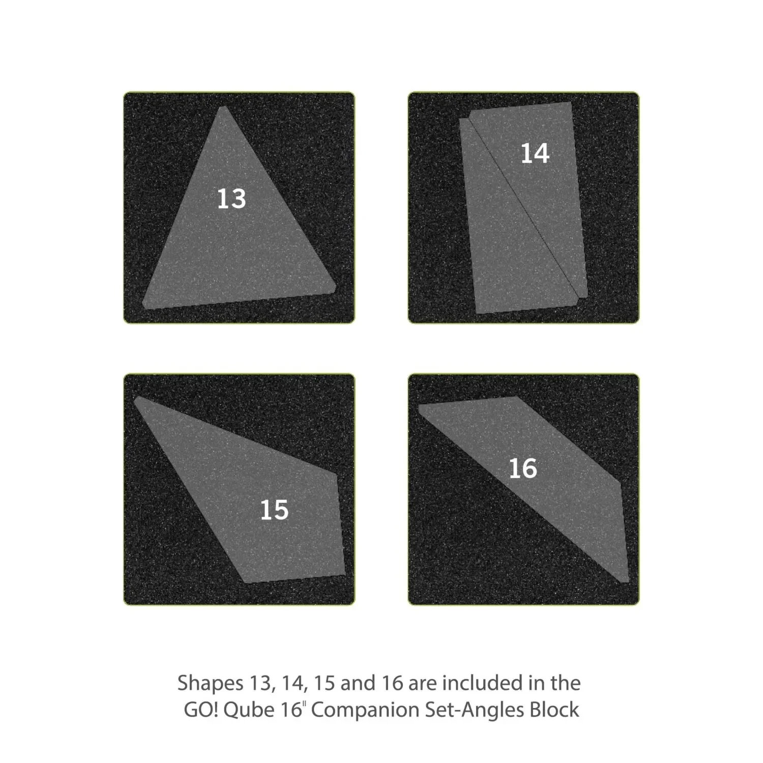 Accuquilt GO! Qube 16" Companion Set - Angles - Image 4