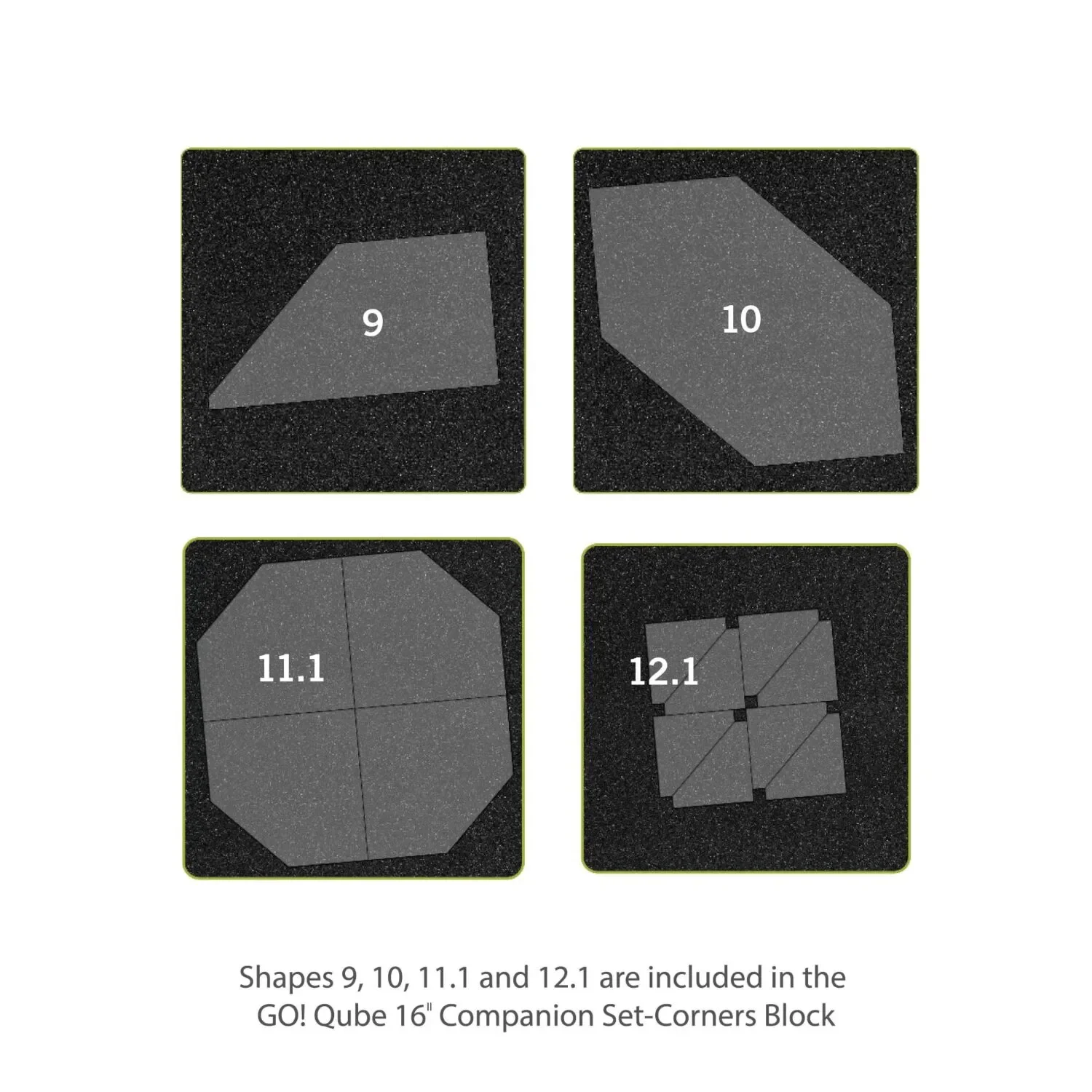 Accuquilt GO! Qube 16" Companion Set - Corners - Image 4