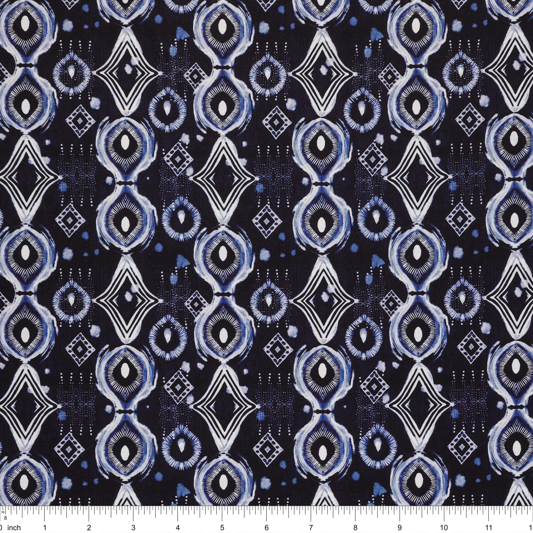 Affinity Fabric Collection - Mirrors Indigo - Image 3