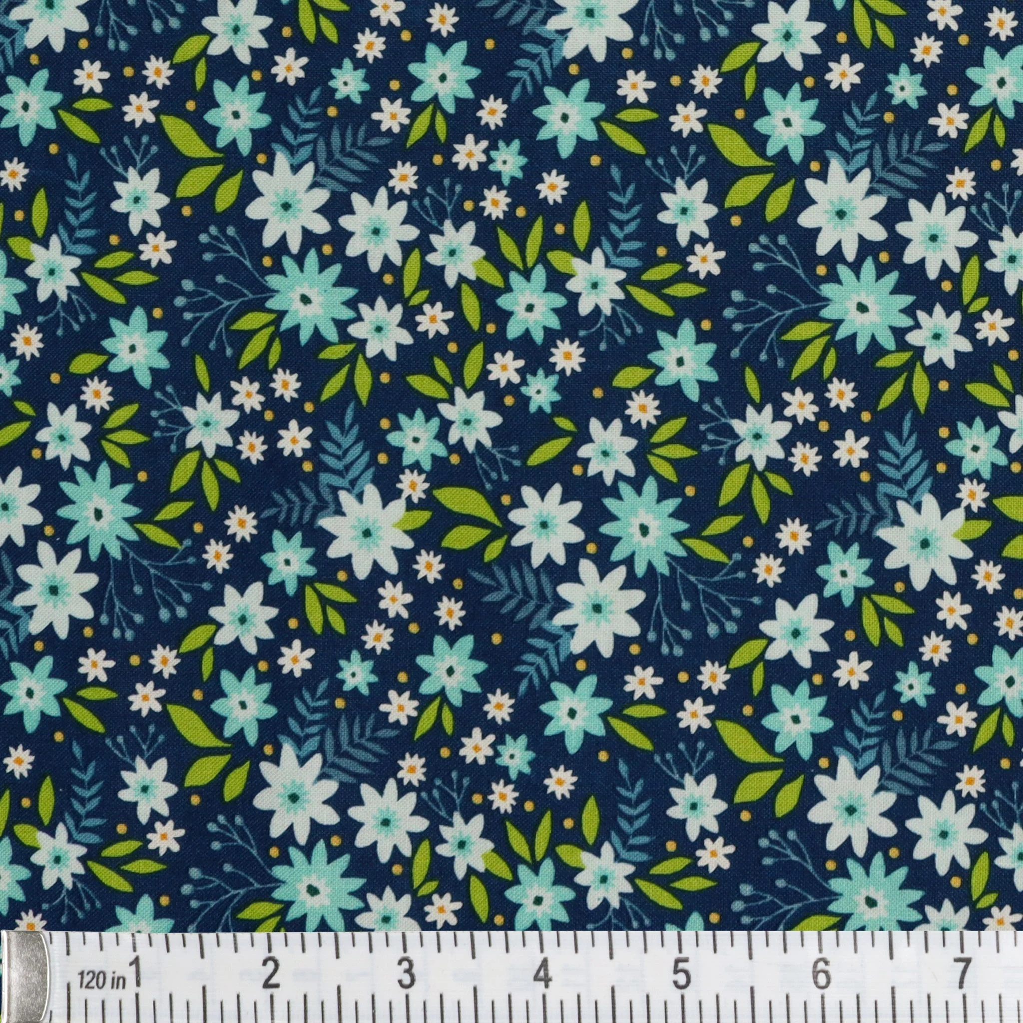 Among the Wildflowers II Fabric Collection - Primrose Indigo - Image 3