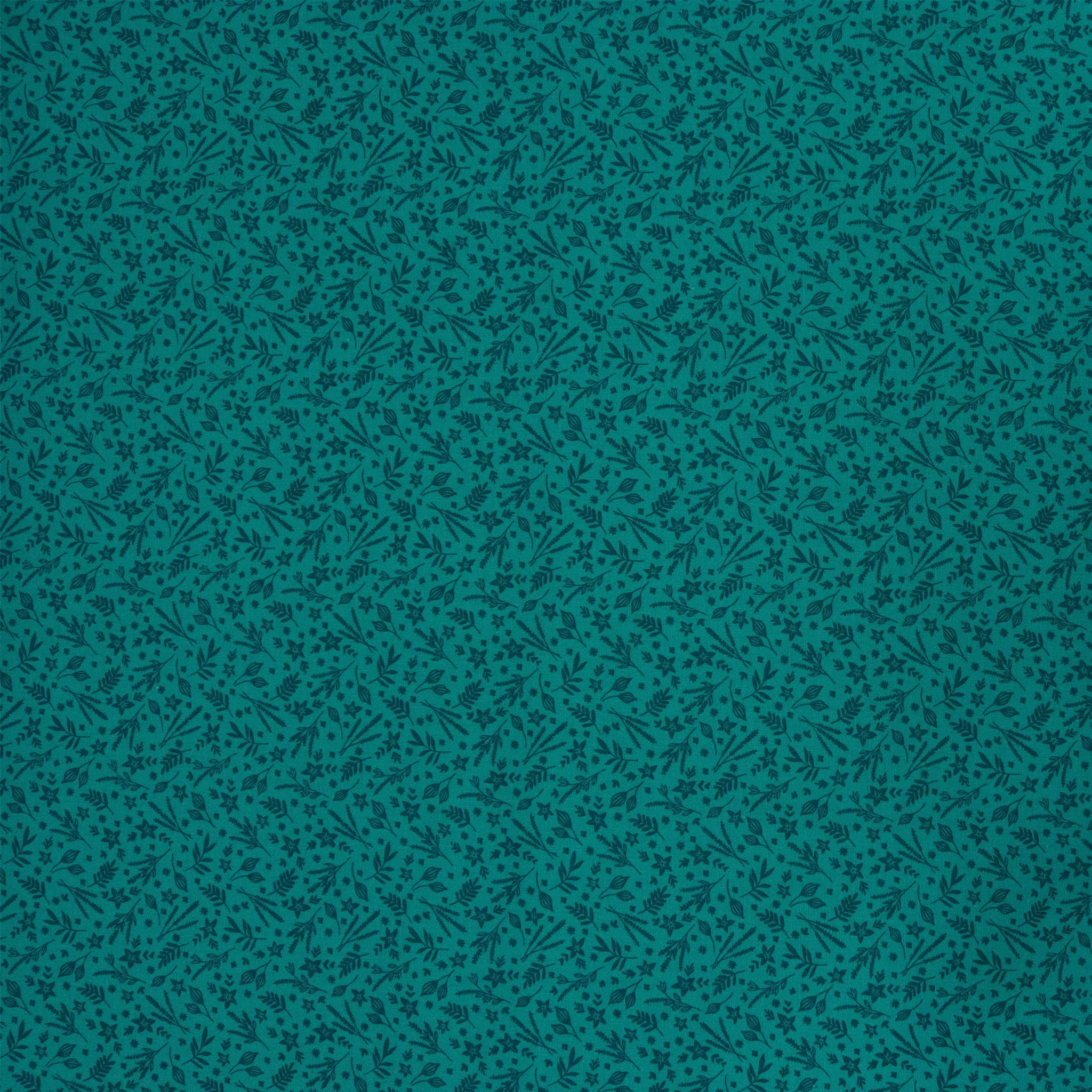 Among the Wildflowers II Fabric Collection - Sketch Book Teal