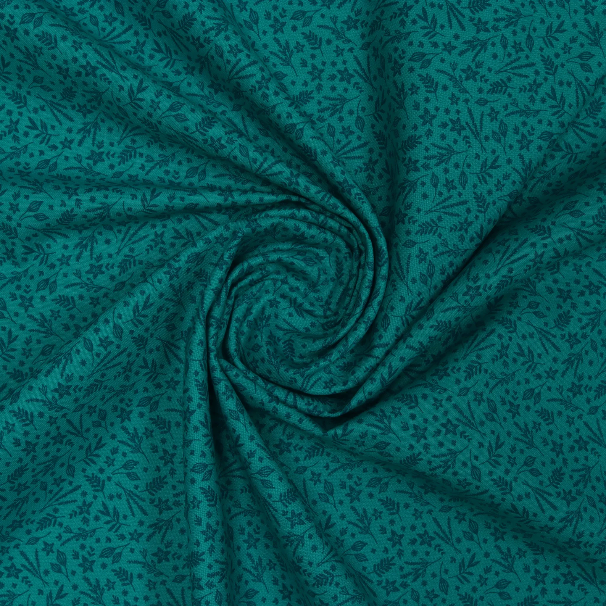 Among the Wildflowers II Fabric Collection - Sketch Book Teal - Image 2