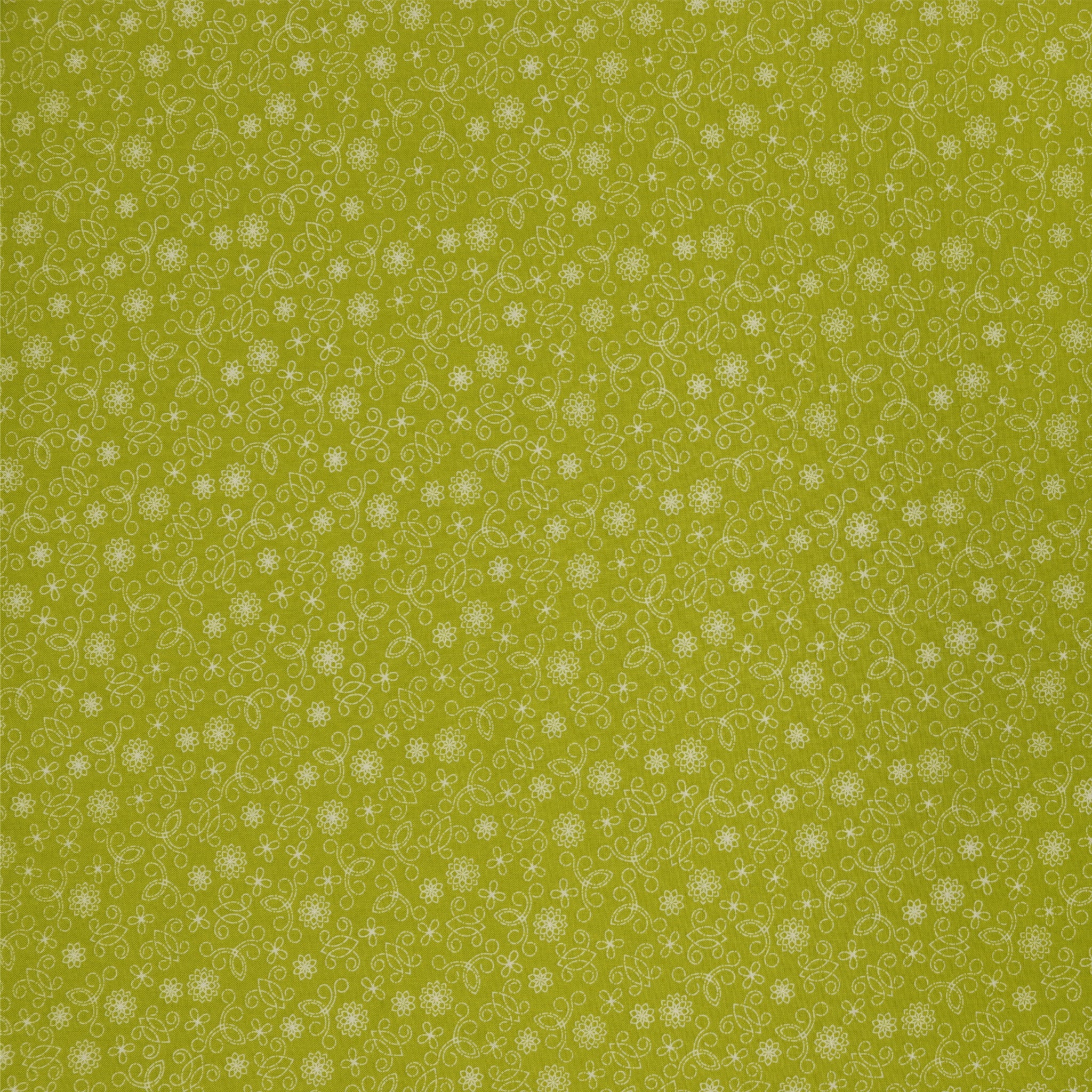 Among the Wildflowers II Fabric Collection - Tin Lantern Fern