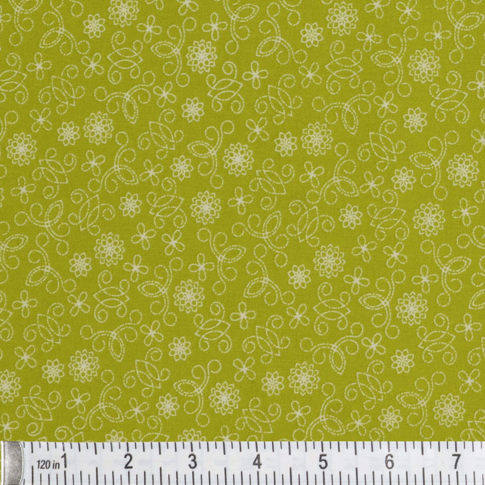 Among the Wildflowers II Fabric Collection - Tin Lantern Fern - Image 3