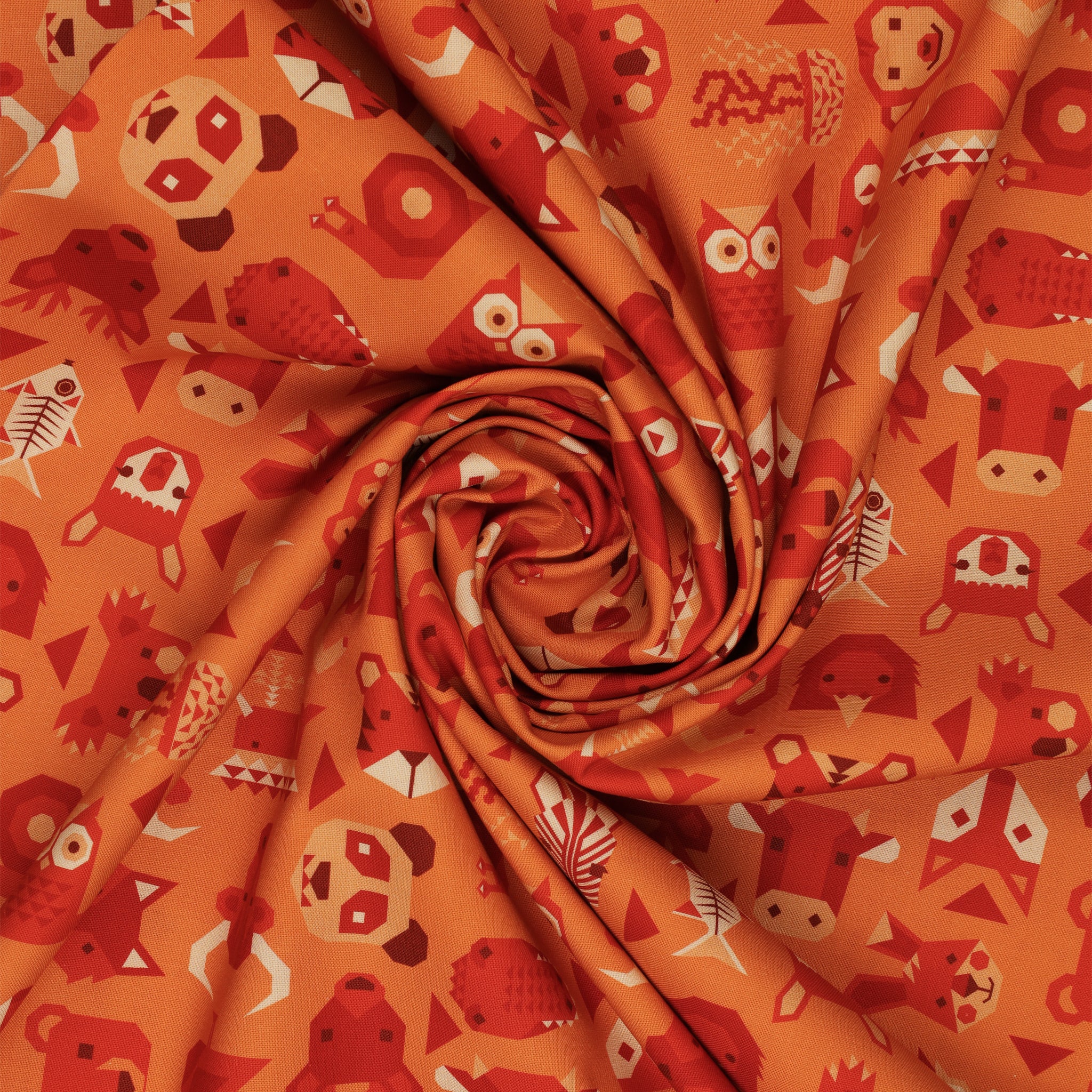 Animal Alphabet Fabric Collection - Animals Orange - Image 2