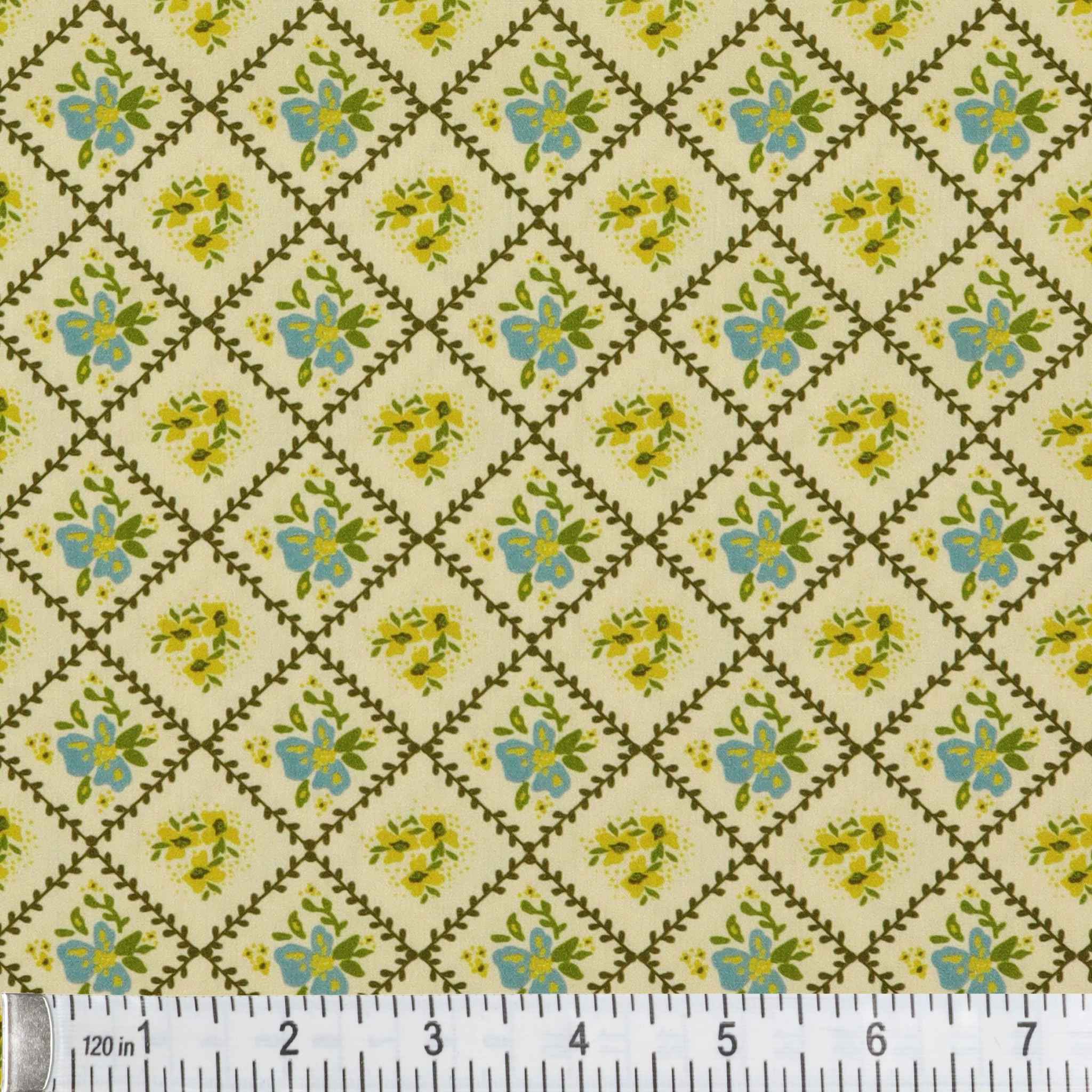 Anthology Fabric Collection - Floral Metaphor Lemon - Image 2