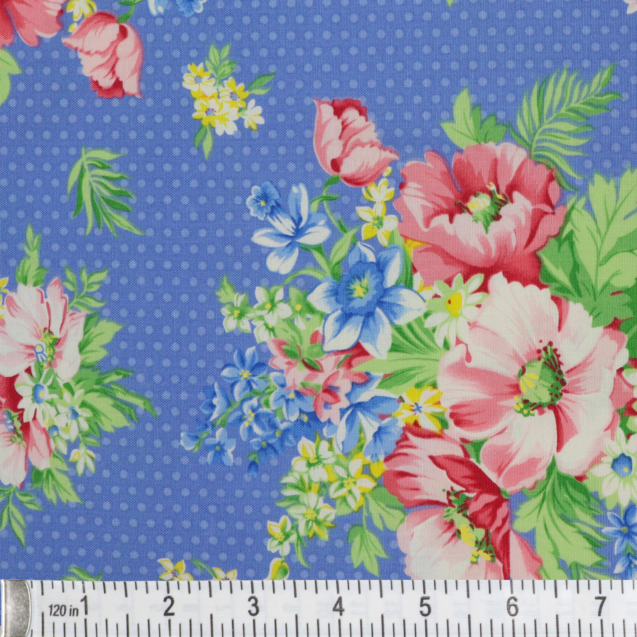April's Garden Fabric Collection - Charming Blue