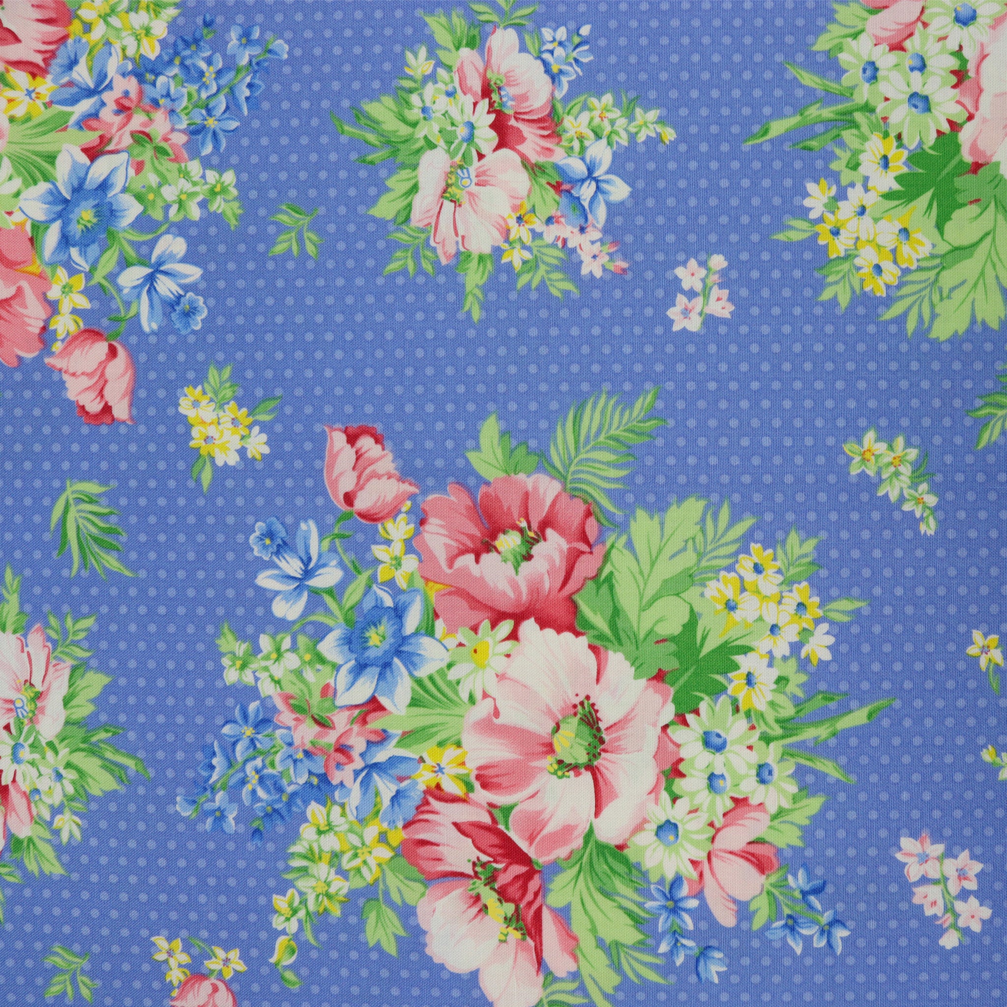 April's Garden Fabric Collection - Charming Blue - Image 2