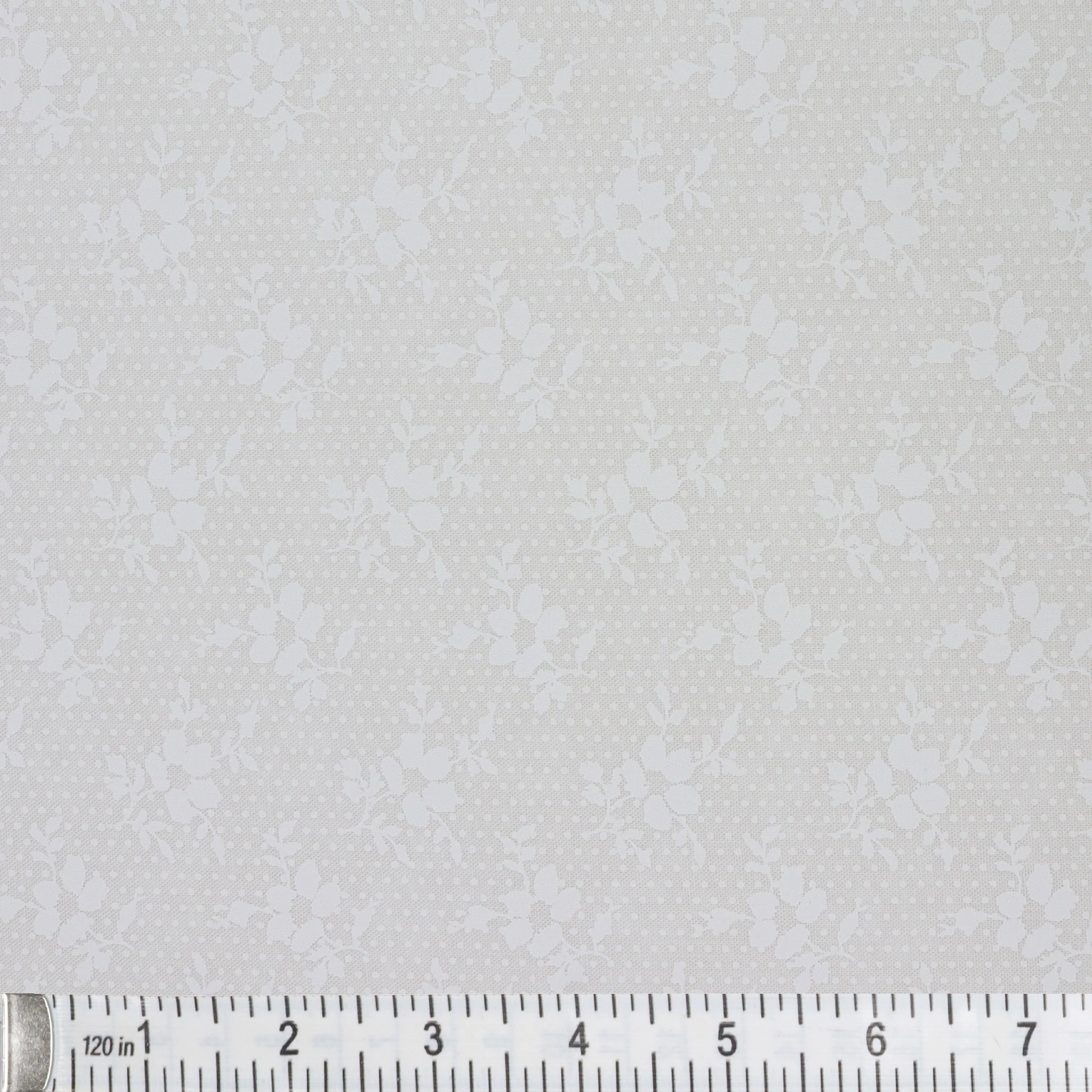 April's Garden Fabric Collection - Eloise White on White - Image 2