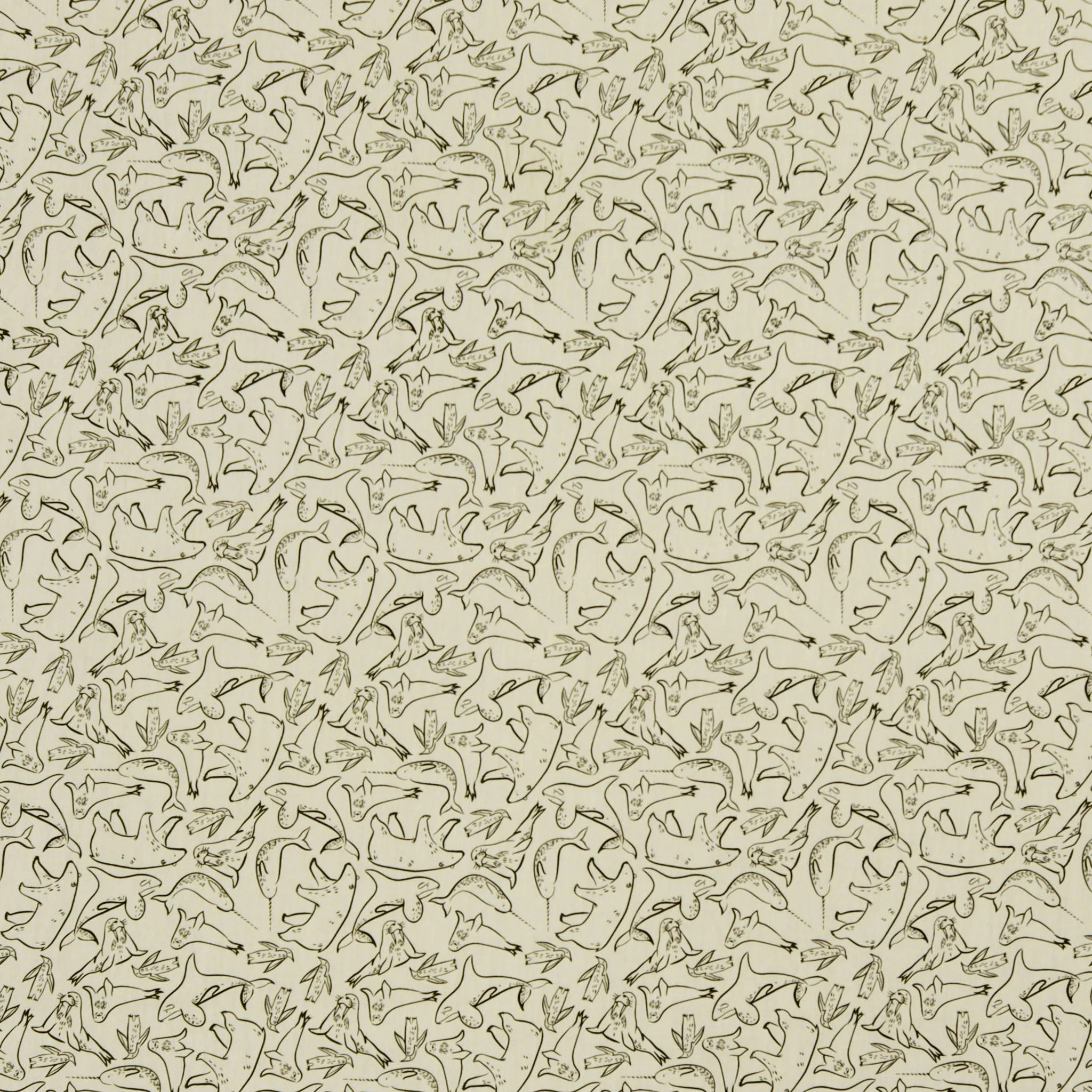 Arctic Tale Capsule Fabric Collection - Polar Friends