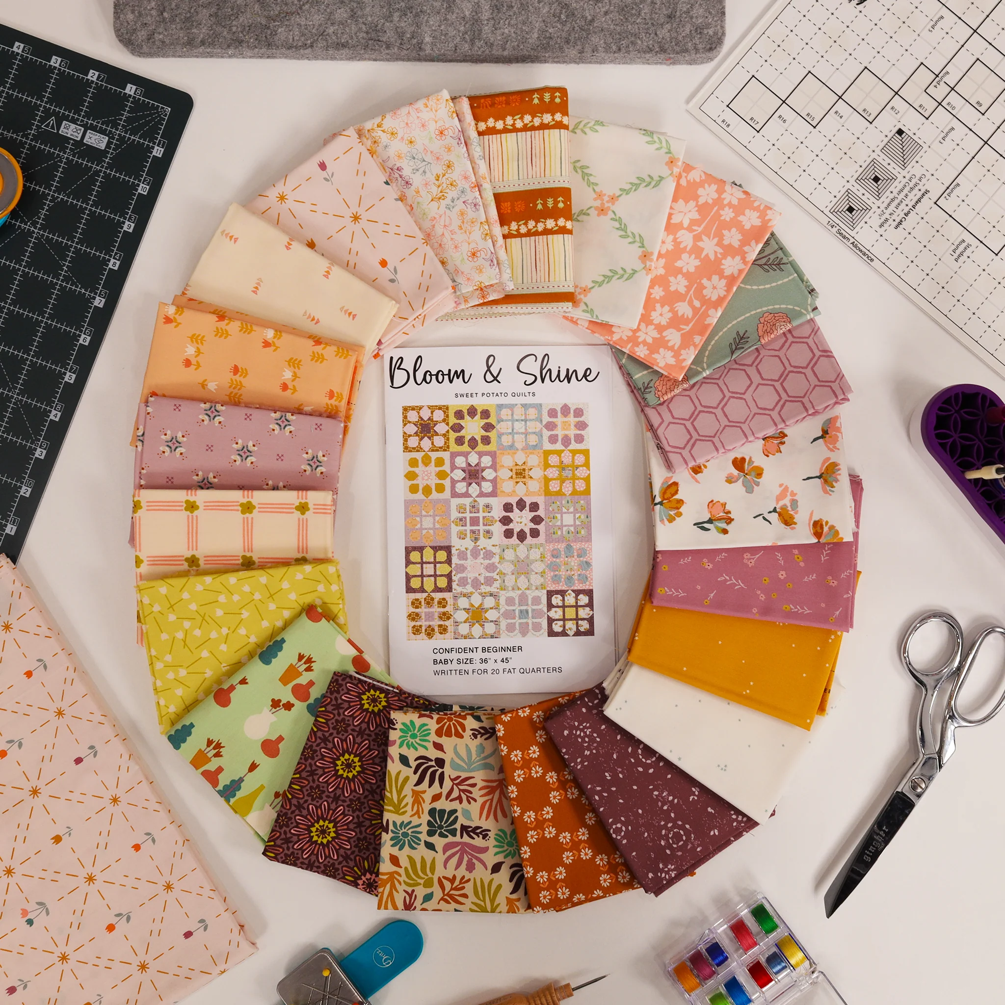 Art Gallery Bloom & Shine Quilt Kit - Image 7