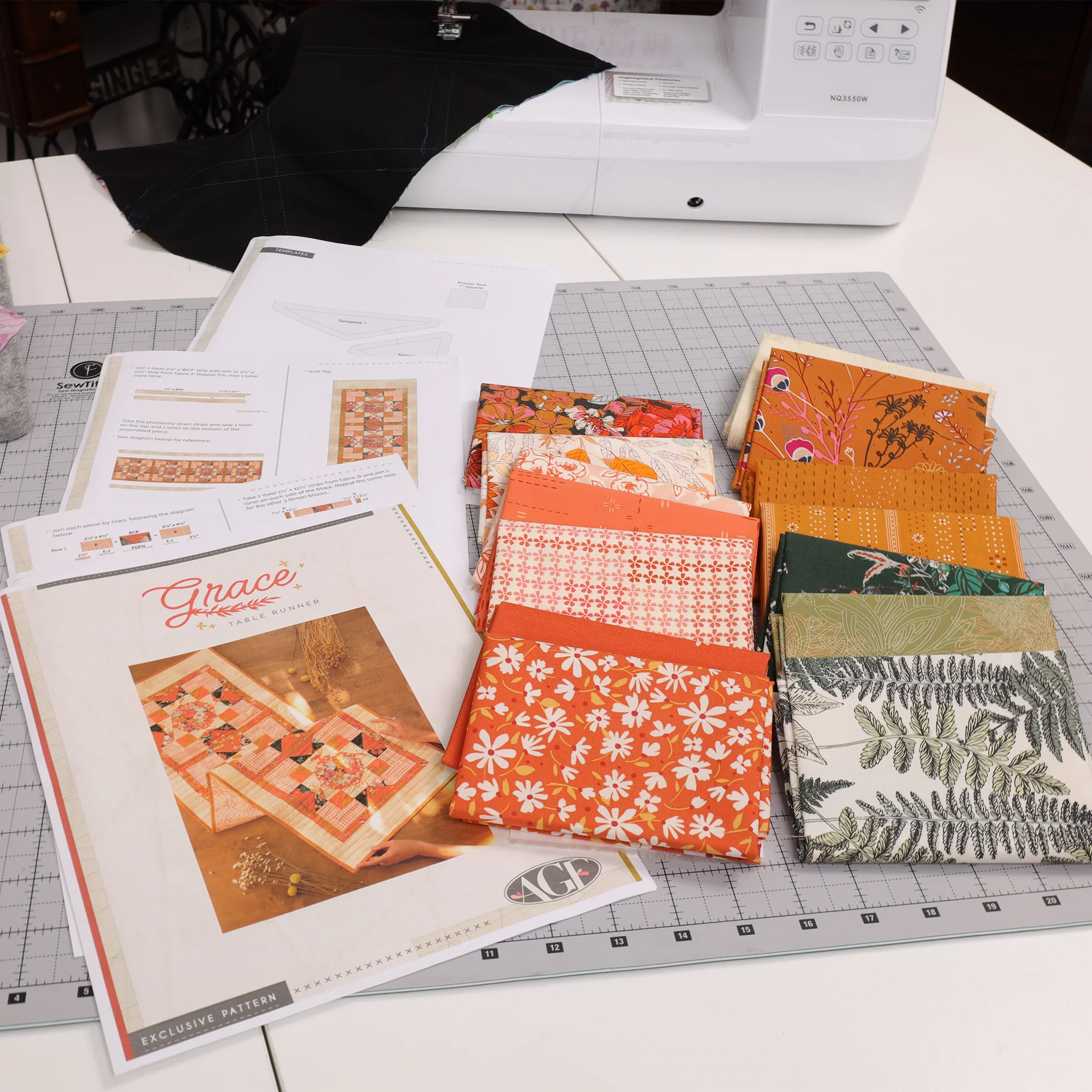 Art Gallery Grace Table Runner Pattern Kit - Image 8