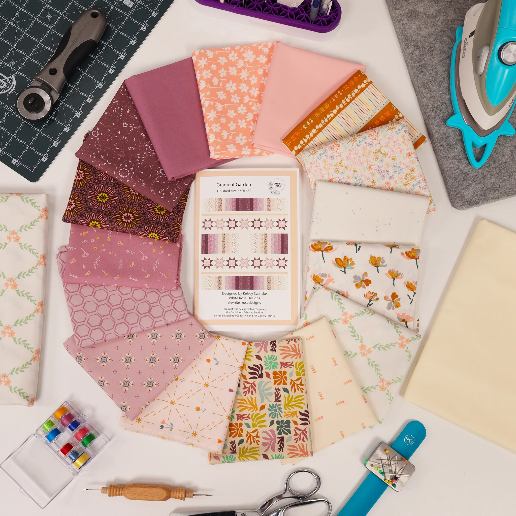 Art Gallery Gradient Garden Quilt Kit - Image 7