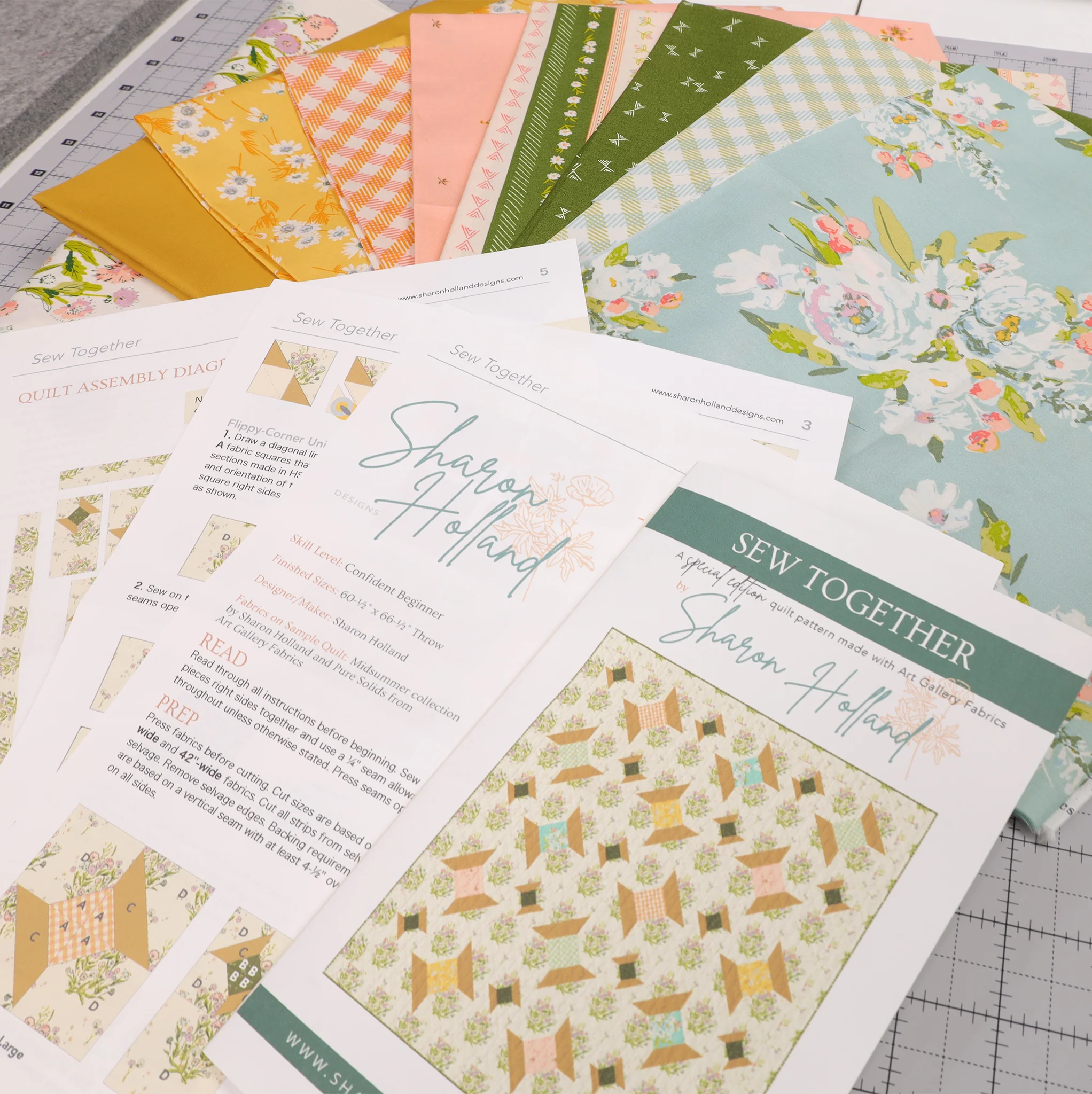 Art Gallery Sew Together Quilt Pattern Kit - Image 11