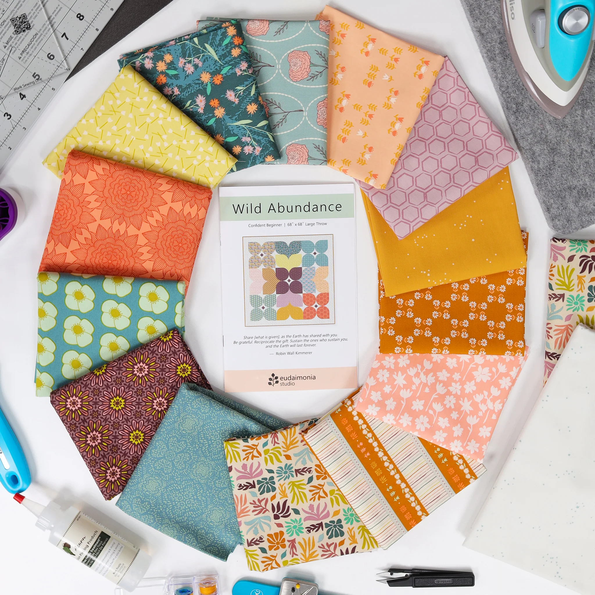Art Gallery Wild Abundance Quilt Kit - Image 4