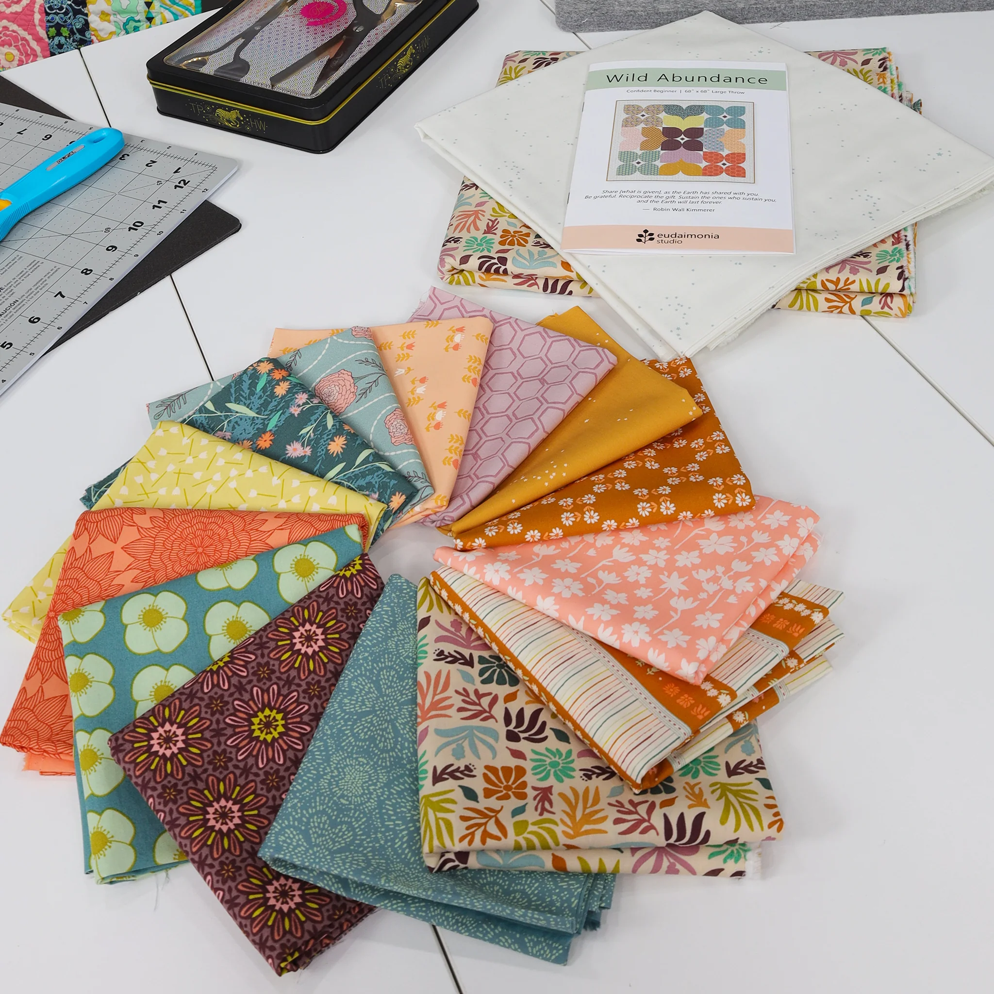 Art Gallery Wild Abundance Quilt Kit - Image 7