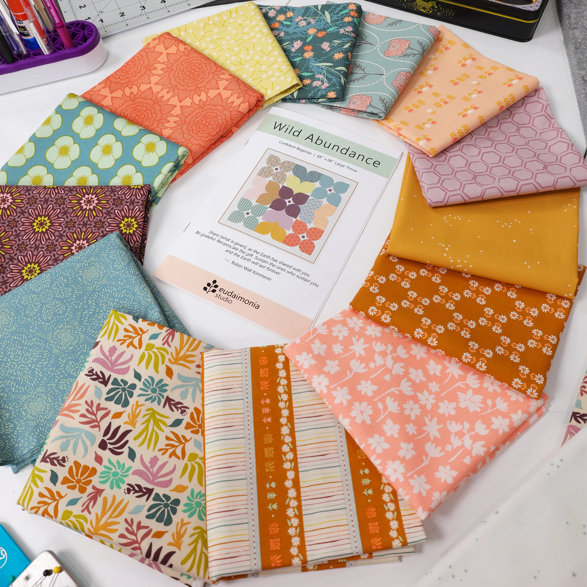 Art Gallery Wild Abundance Quilt Kit - Image 8