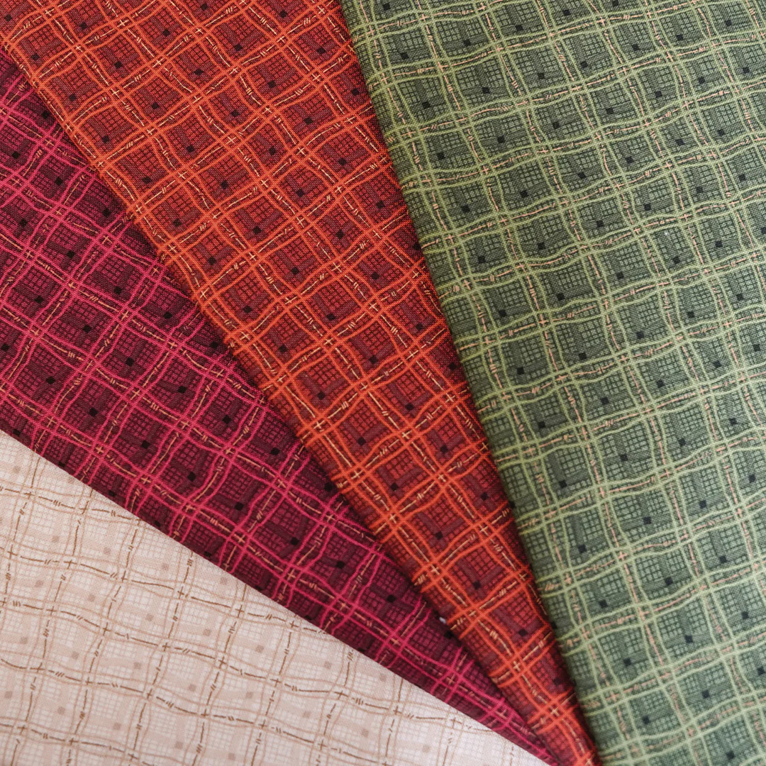 Autumn Breeze Fabric Collection - Dancing Leaves Red - Image 9
