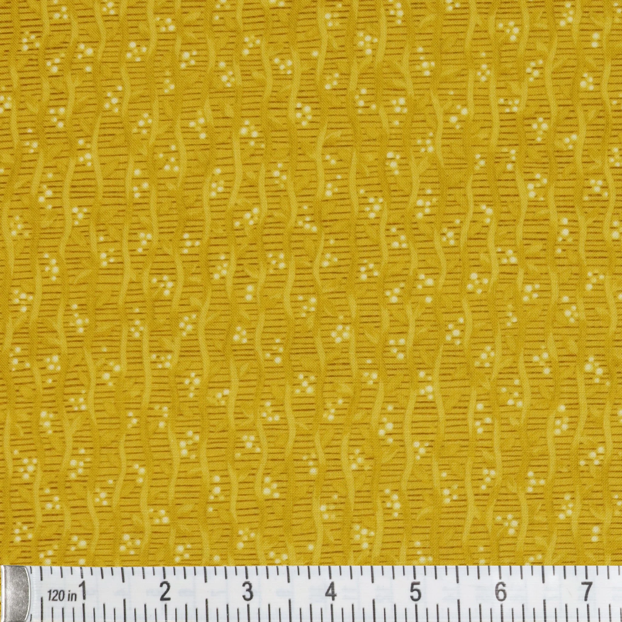 Autumn Breeze Fabric Collection - Harvest Stripe Gold - Image 3