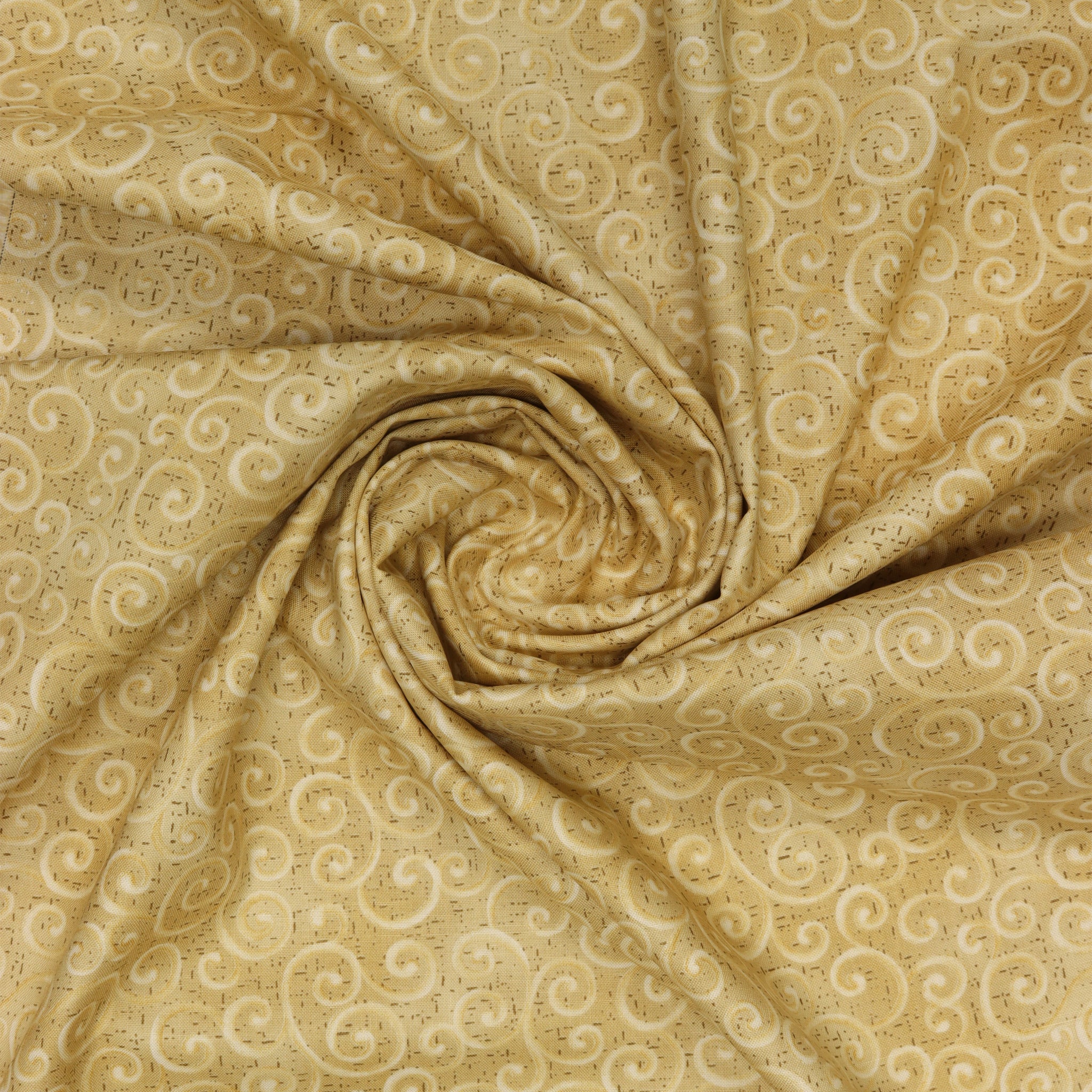 Autumn Breeze Fabric Collection - Swirling Winds Toast - Image 2