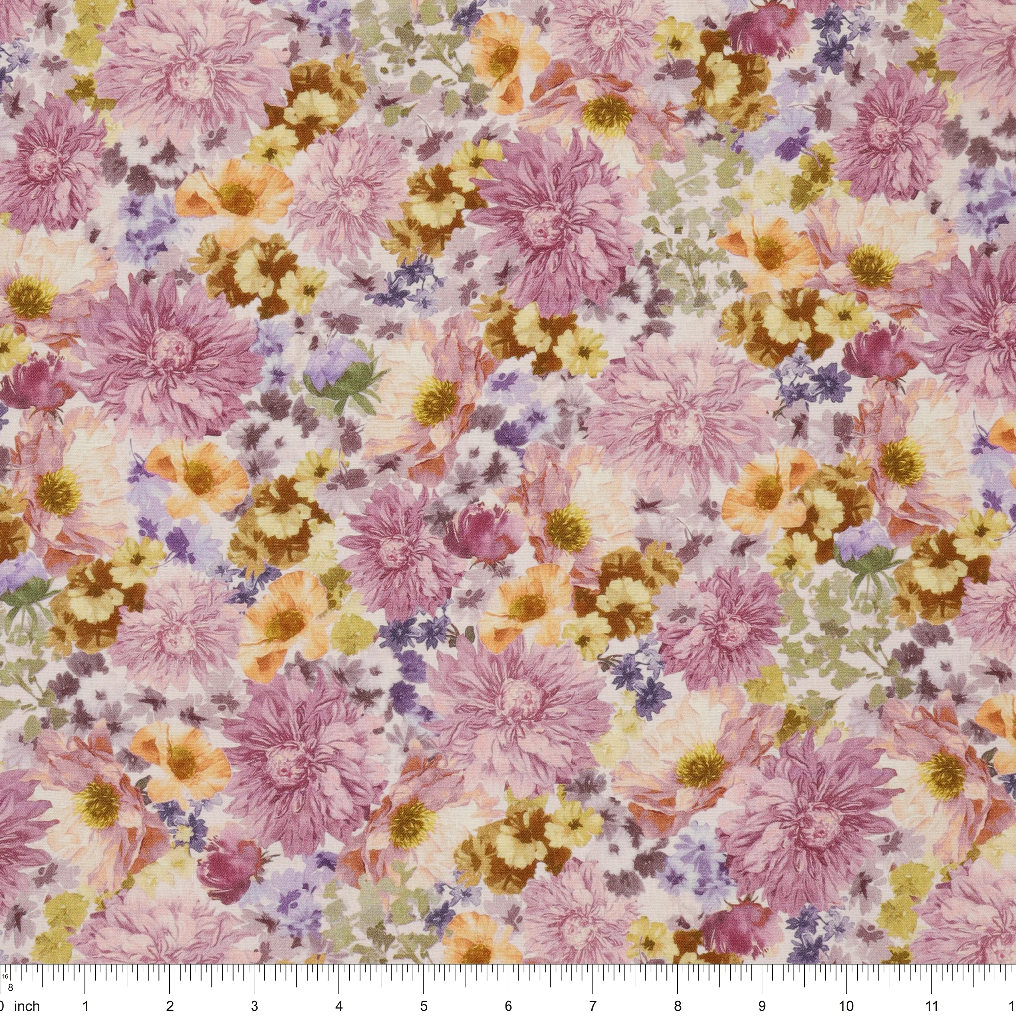 Aviva Fabric Collection - Bright Blossoms Lilac - Image 3
