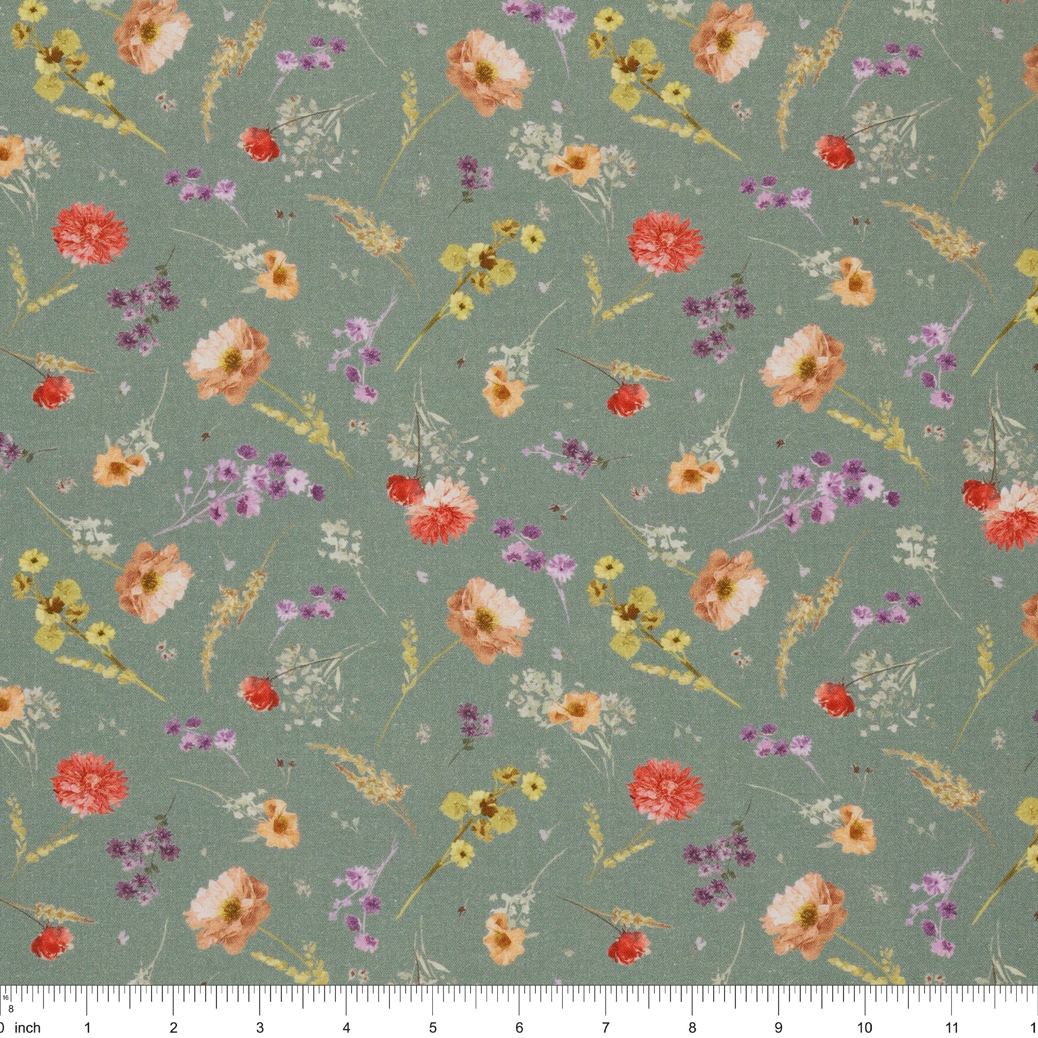 Aviva Fabric Collection - Floral Charm Thyme - Image 3