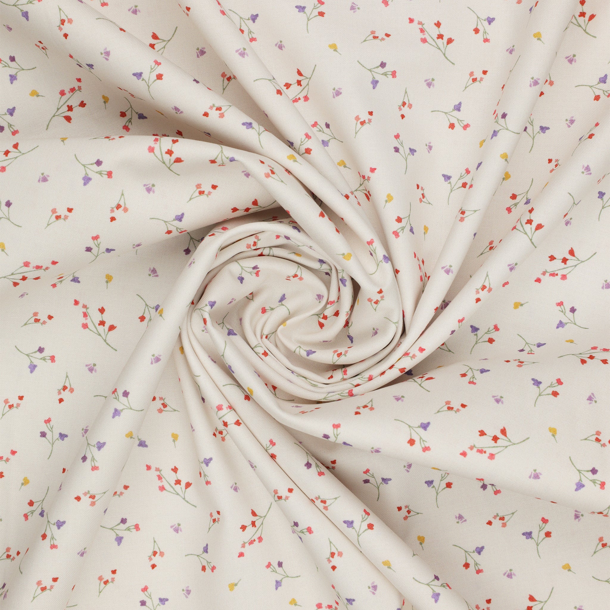 Aviva Fabric Collection - Sprig Ivory - Image 2