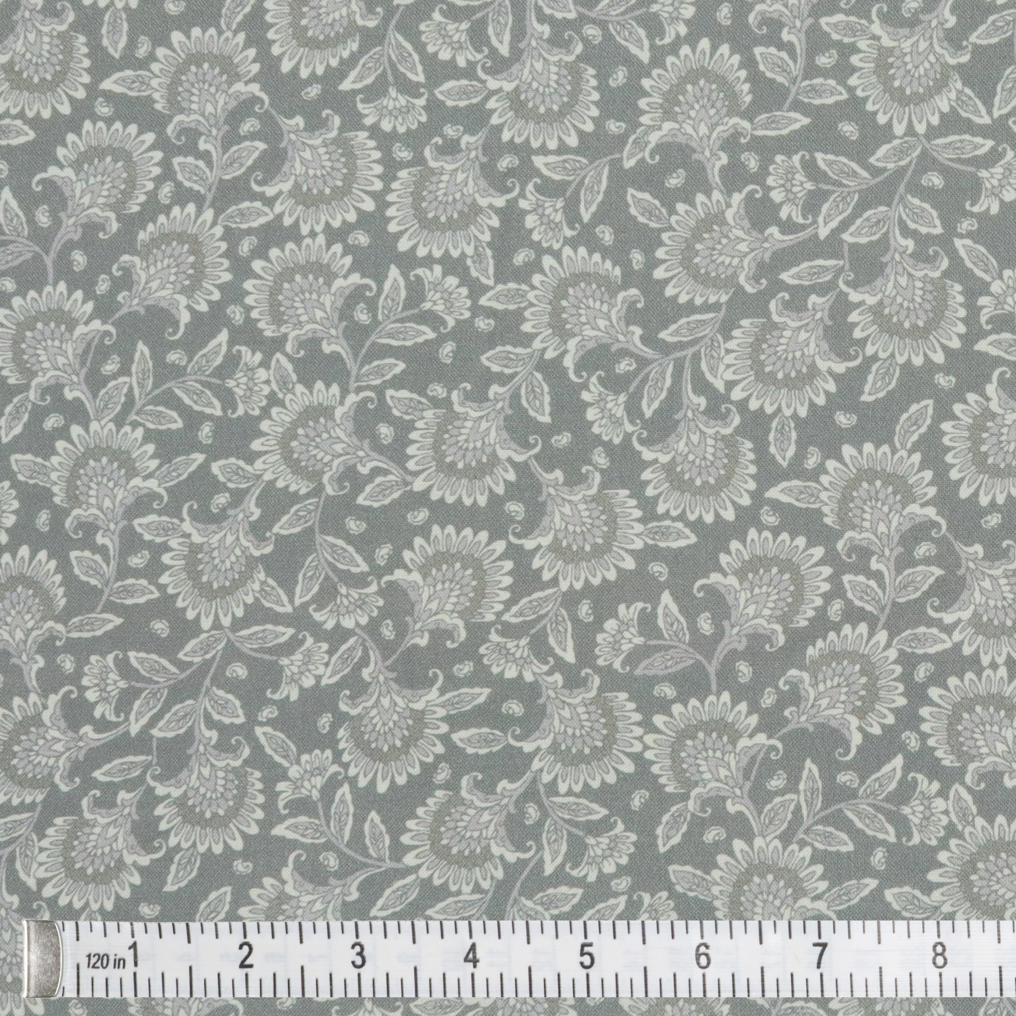 Backings & Basics 108" Wide Quilt Backing Fabric Collection - Whimsy Floral Nickel - Image 2
