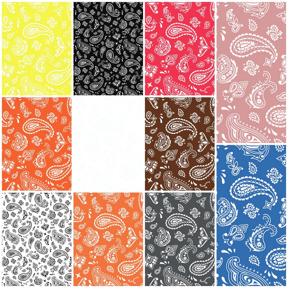 Bandana Fabric Collection Fat Quarter Bundle - 11 Pieces
