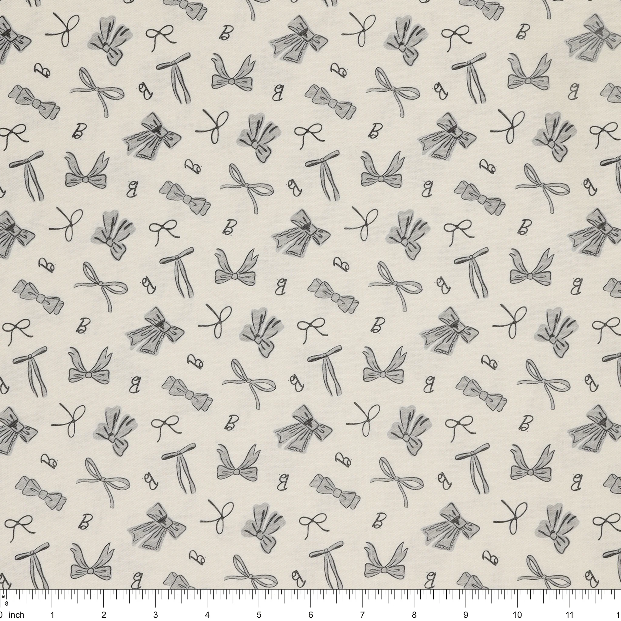Barbie Vintage Fabric Collection - Bows White - Image 3