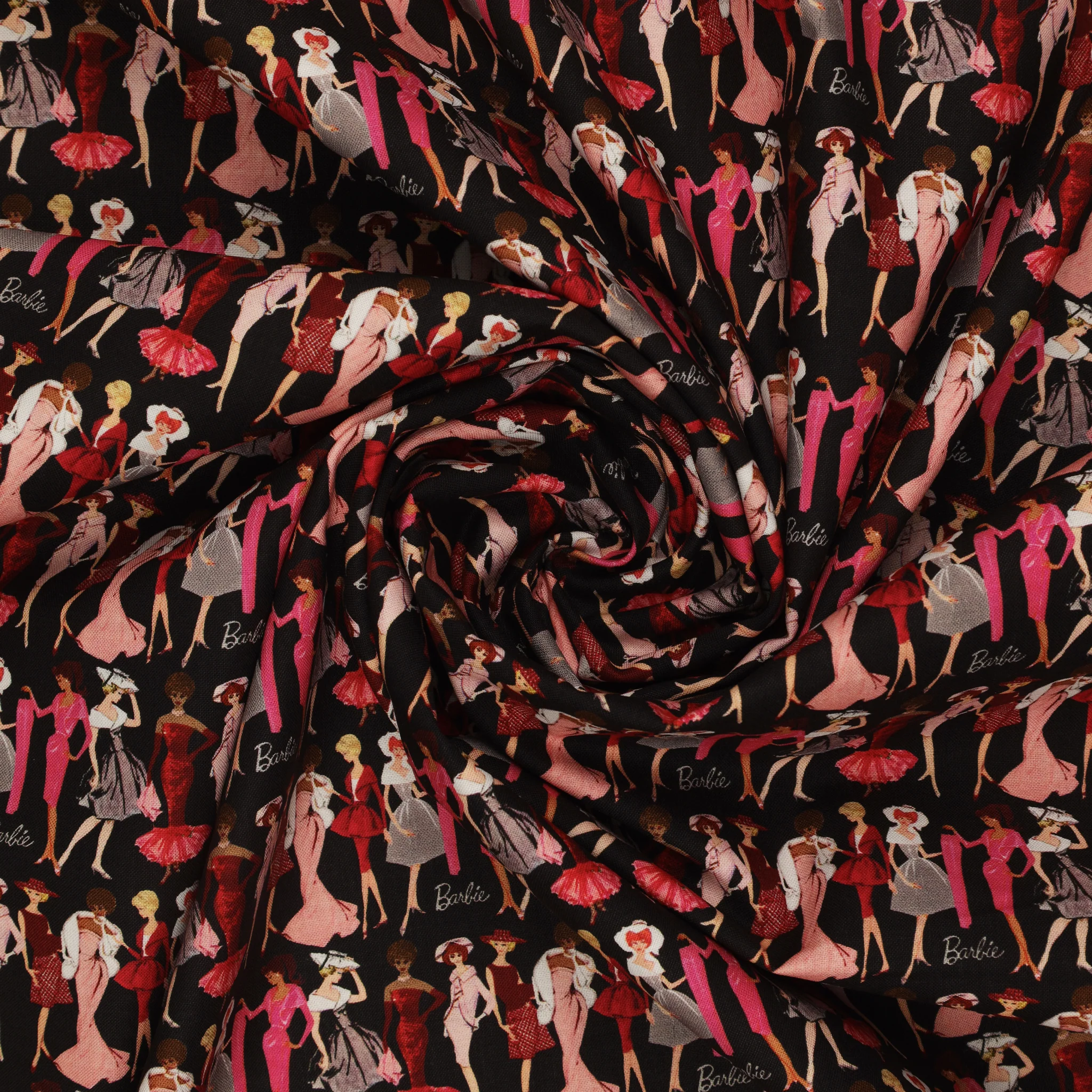 Barbie Vintage Fabric Collection - Fashion Black - Image 2