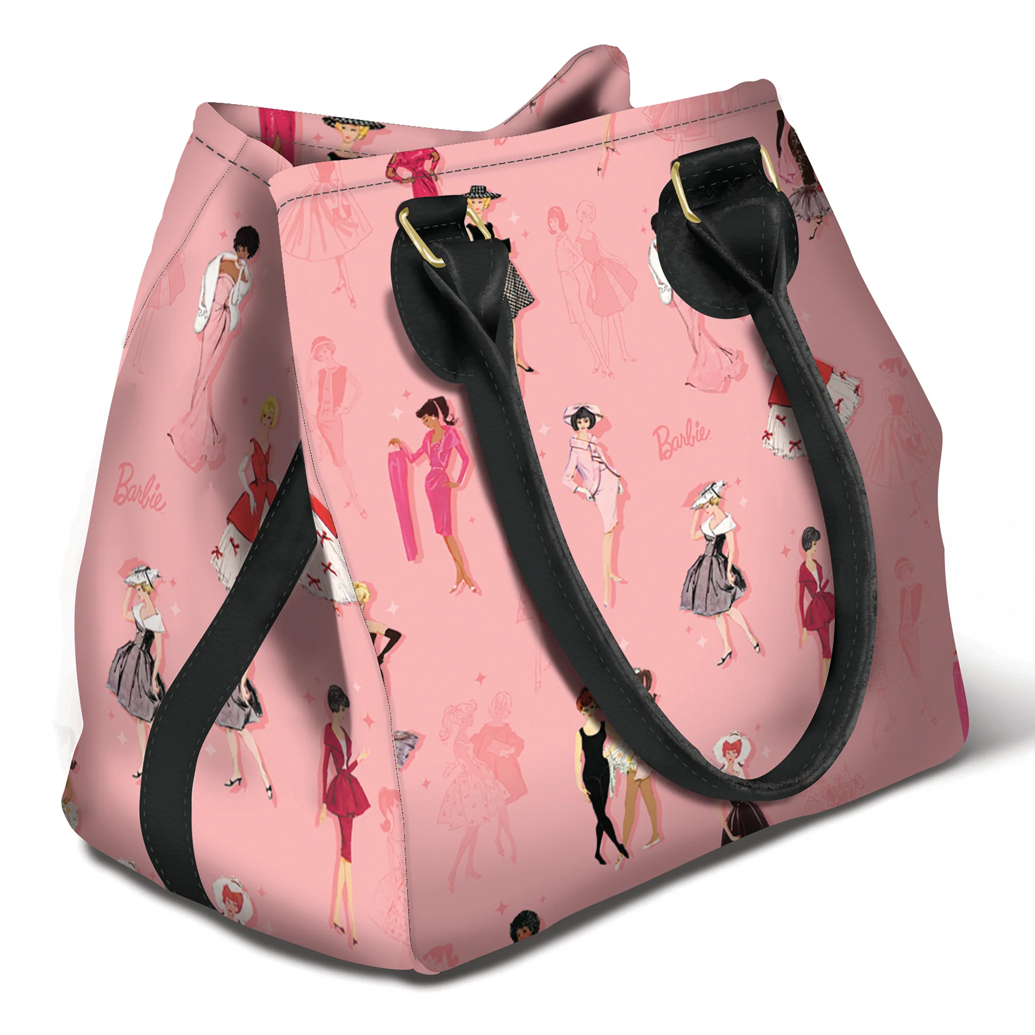 Barbie Vintage Fabric Collection - Bows Black - Image 5