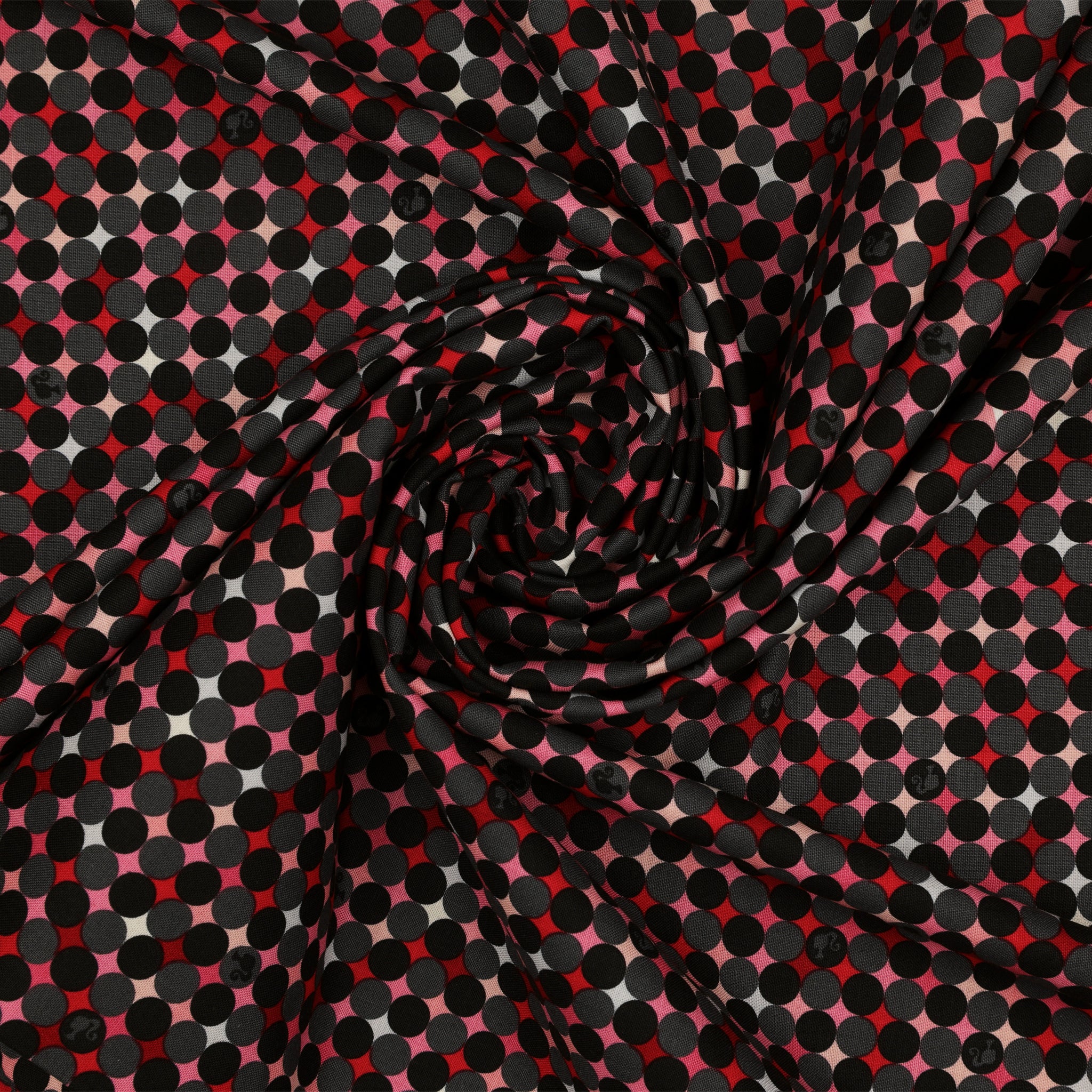 Barbie Vintage Fabric Collection - Sparkle Dots Black - Image 2