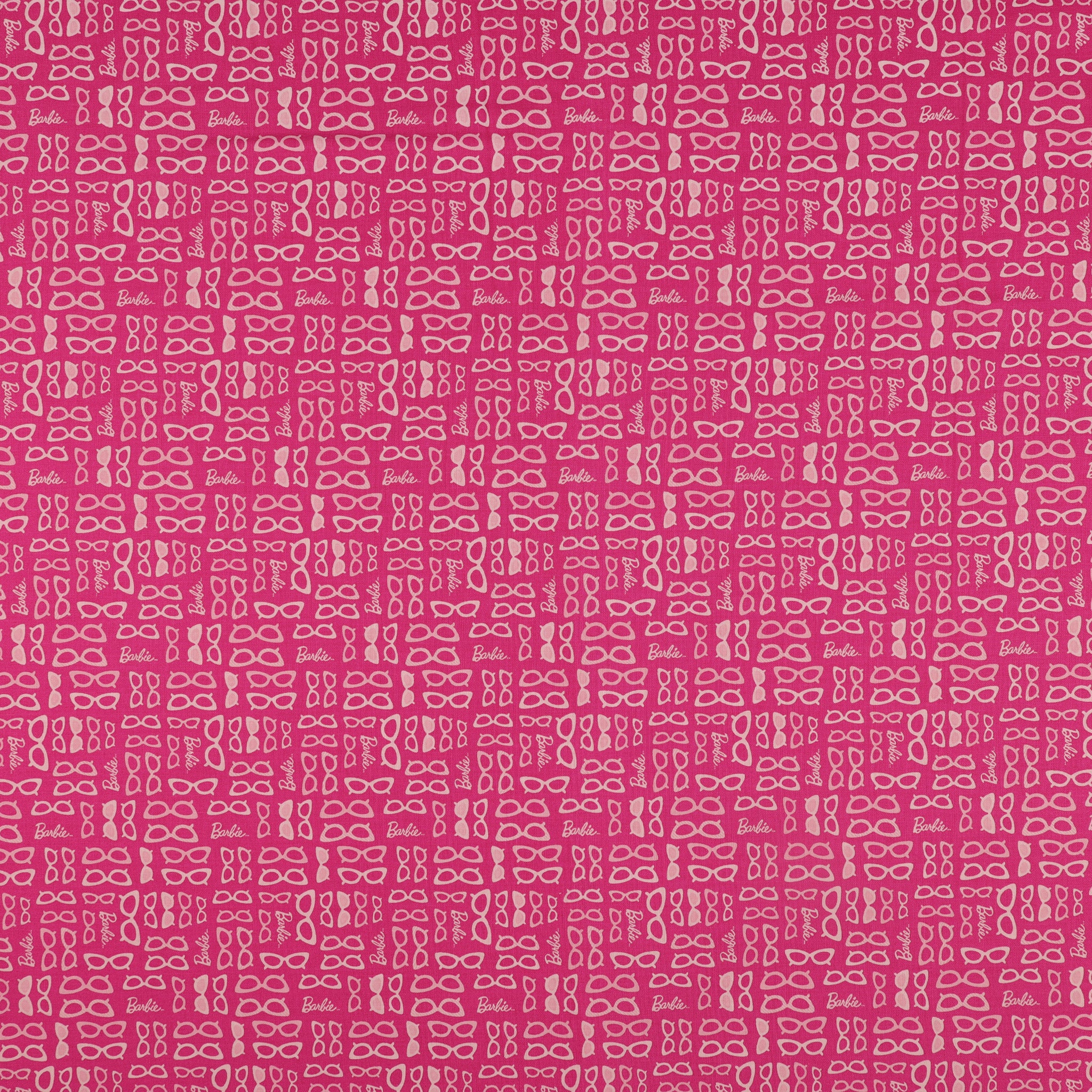Barbie World Fabric Collection - Barbie Glasses Hot Pink