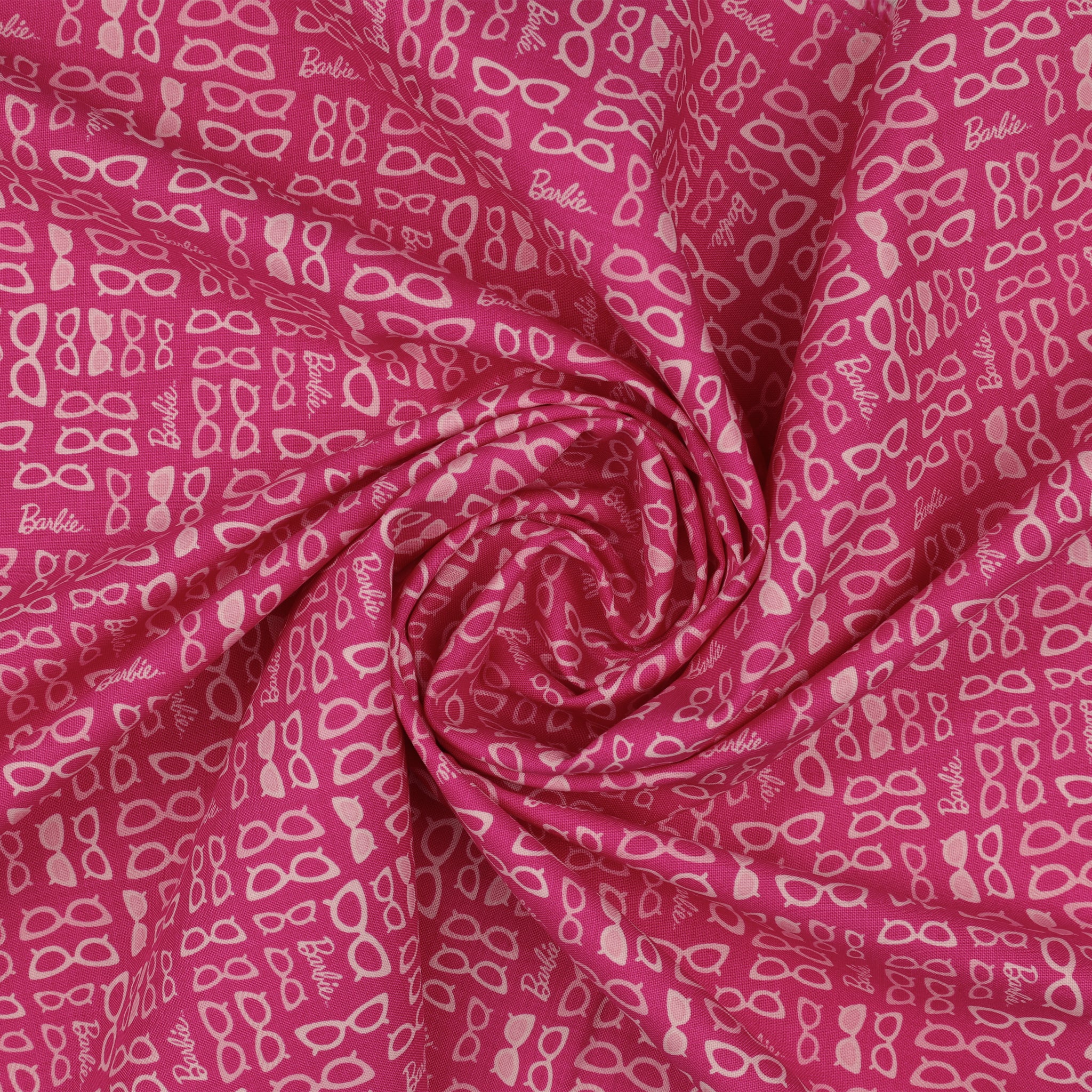 Barbie World Fabric Collection - Barbie Glasses Hot Pink - Image 2